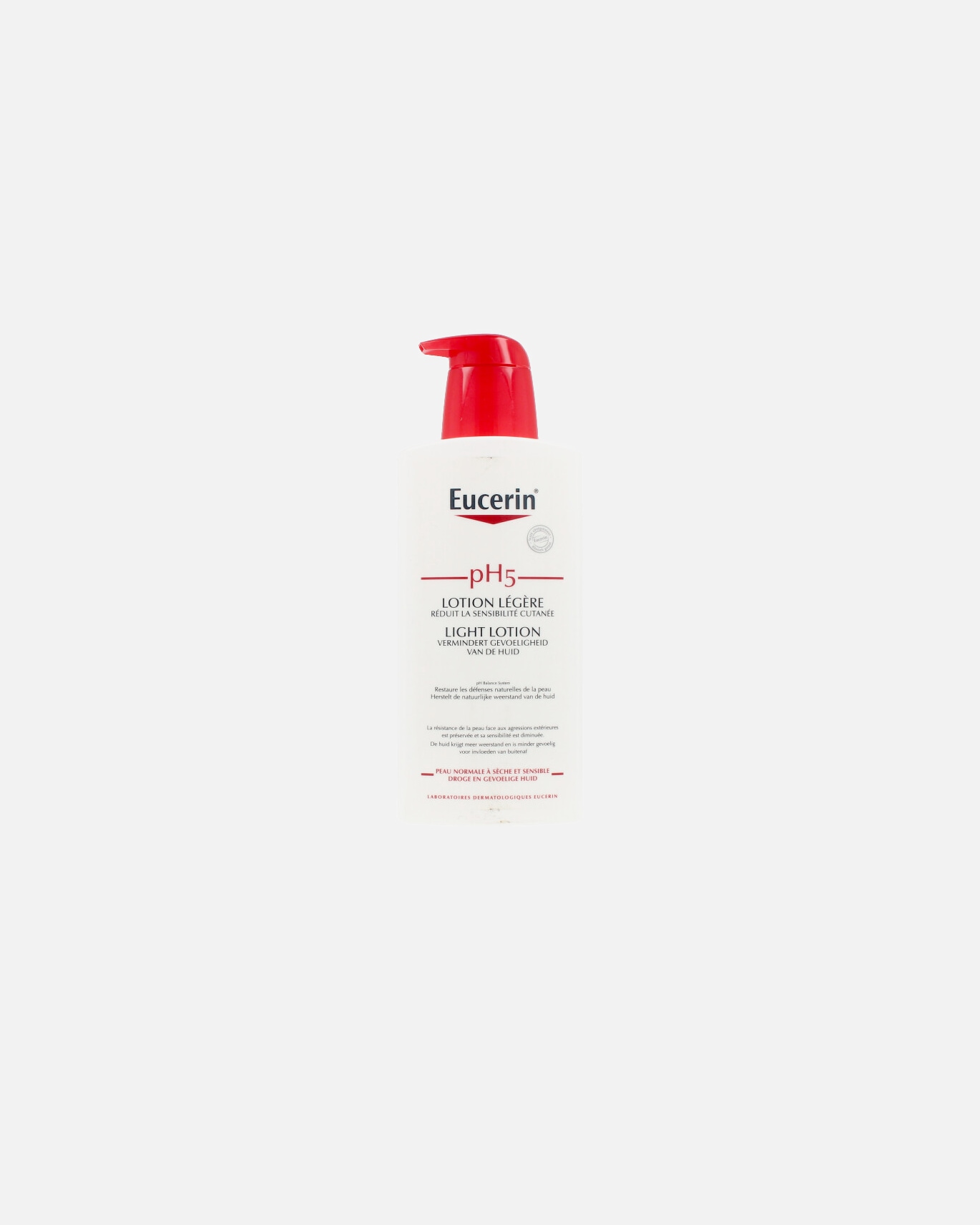 Körpercreme für Unisex Eucerin Leichte PH5-Lotion 400 ml