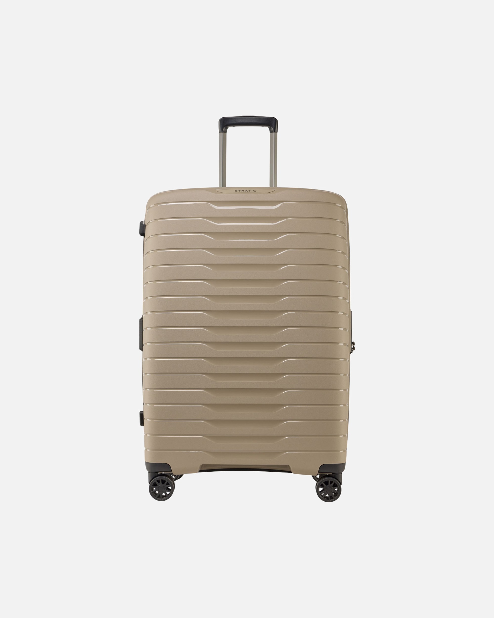 Trolley für Männlich Stratic Novium 4 Rollen Trolley L 77 cm mit Dehnfalte sand