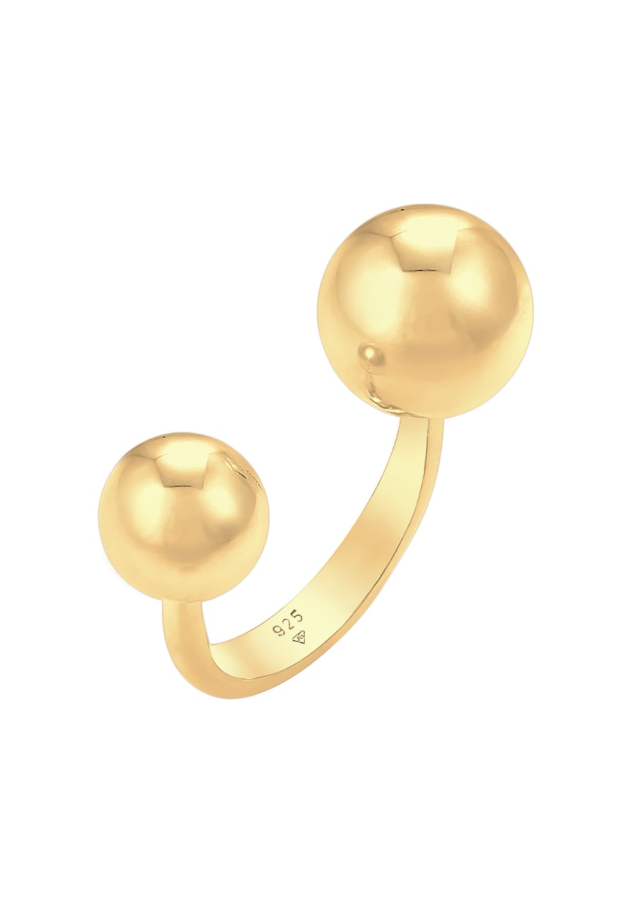 Elli Statement Kugeln 925er Silber goldfarben Damen