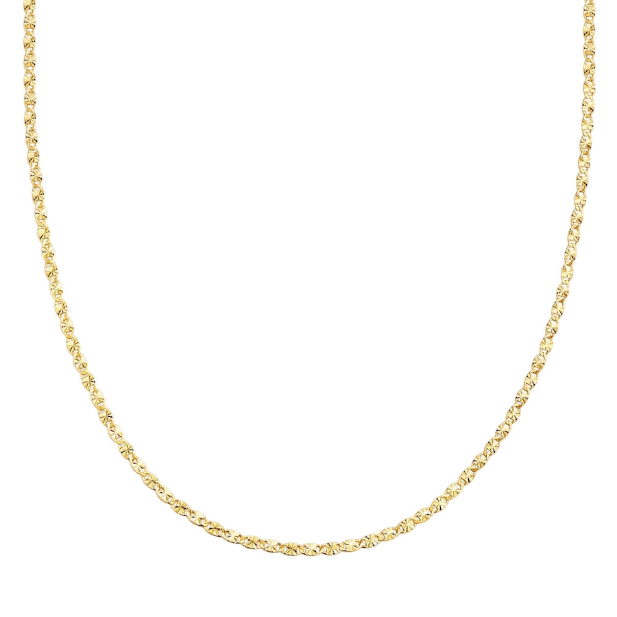 Glanzstücke München Halskette aus Sterling Silber in gelbgold 40,0 cm Basiskette + 5,0 Verlängerung Damen