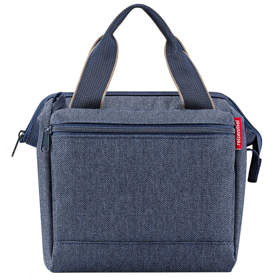 Reisenthel Handtasche allrounder cross herringbone dark blue Grau Damen