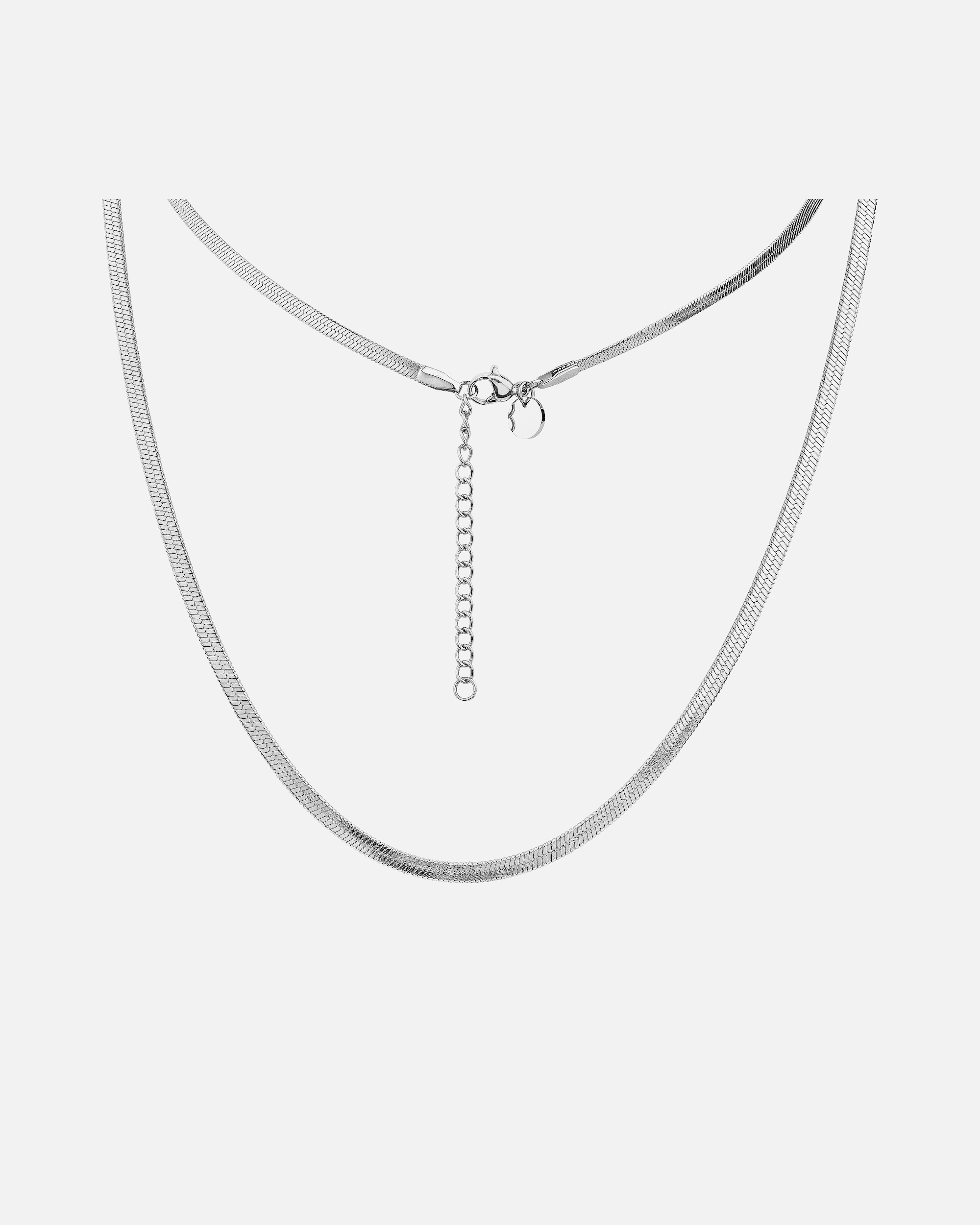 Kette für Weiblich Zeeme Collier Edelstahl weiß