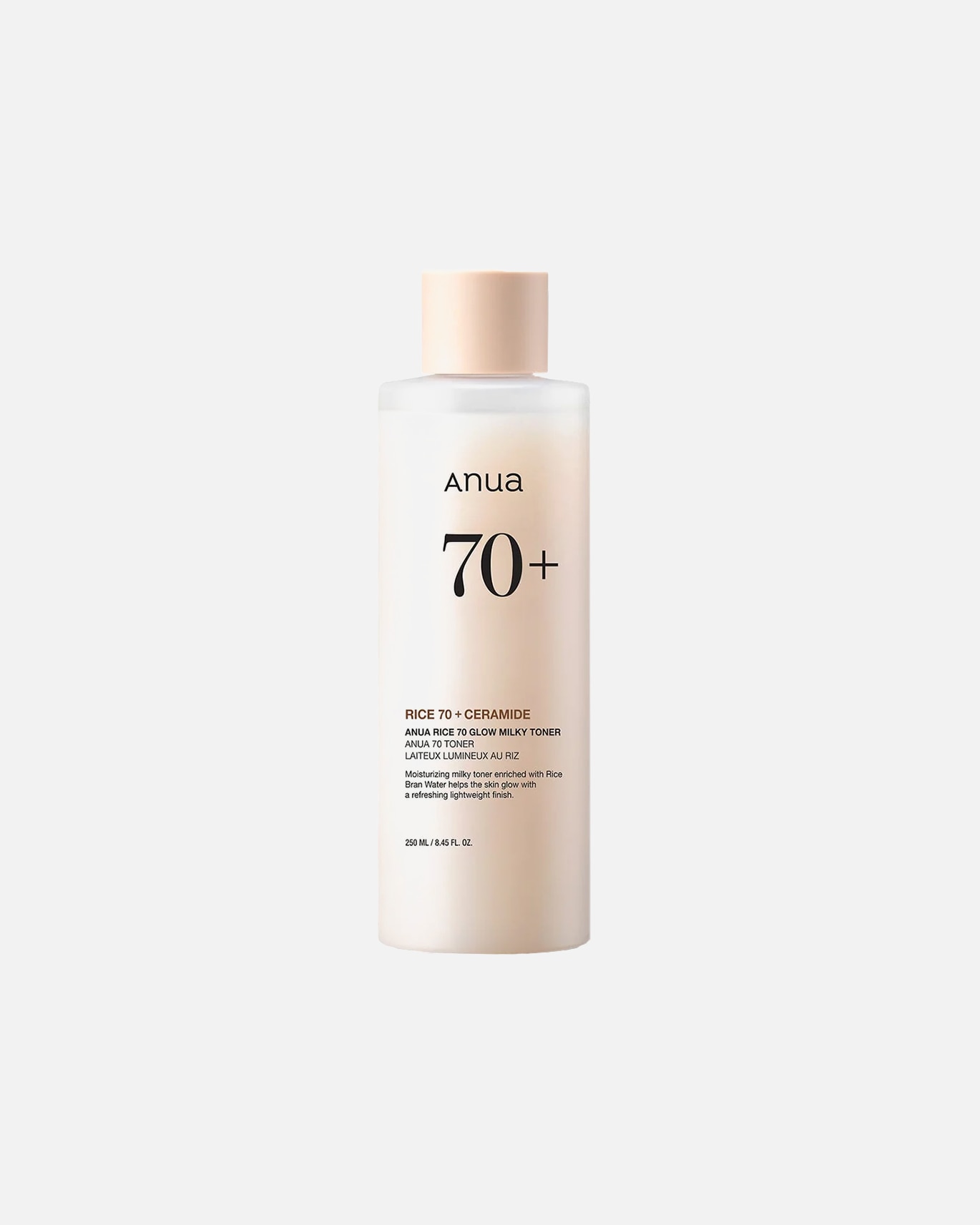 Gesichtswasser für Unisex Anua Rice 70 Glow Milky Toner 250ml