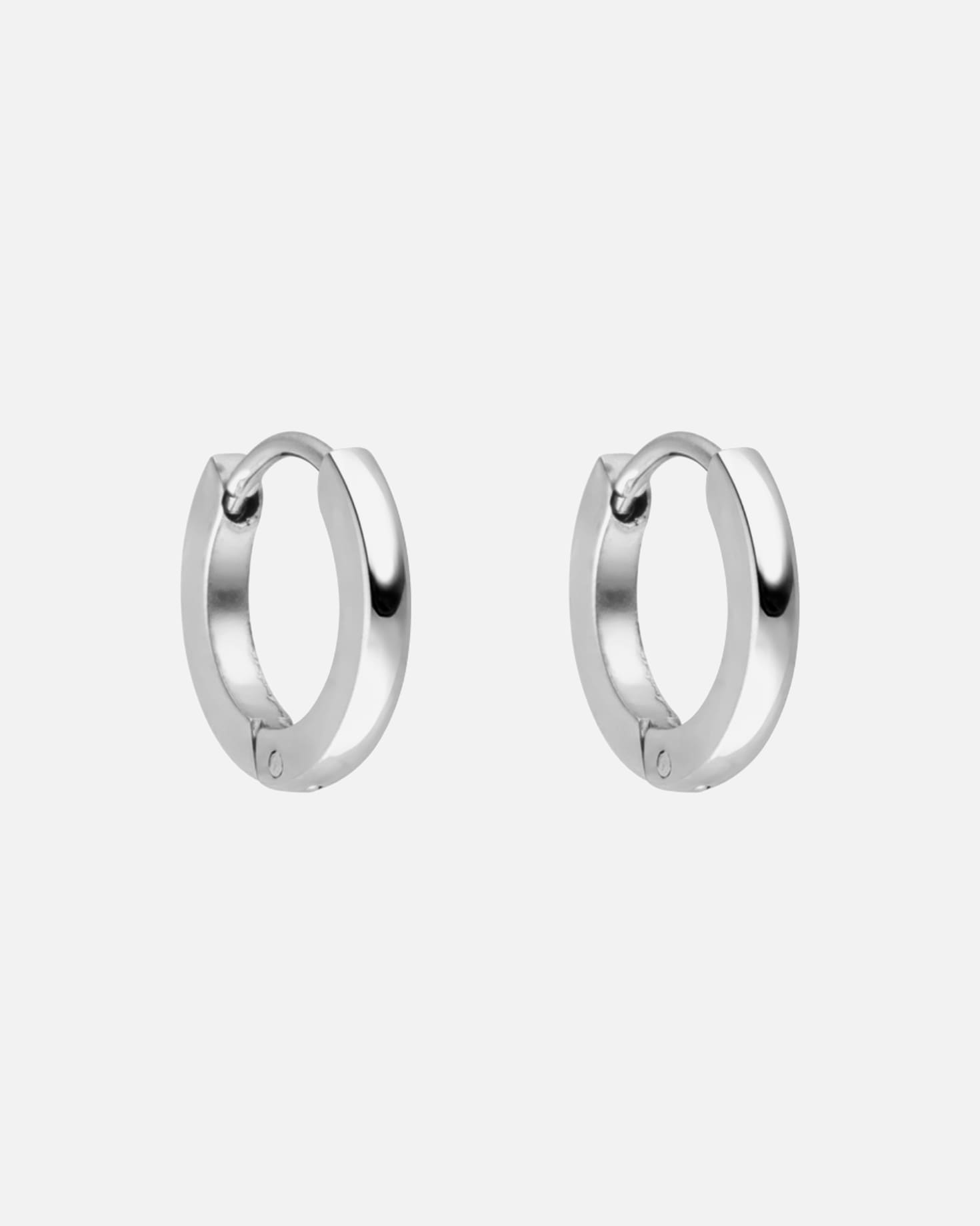 Ohrringe für Weiblich Purelei Ike Creolen 100% Edelstahl Silver