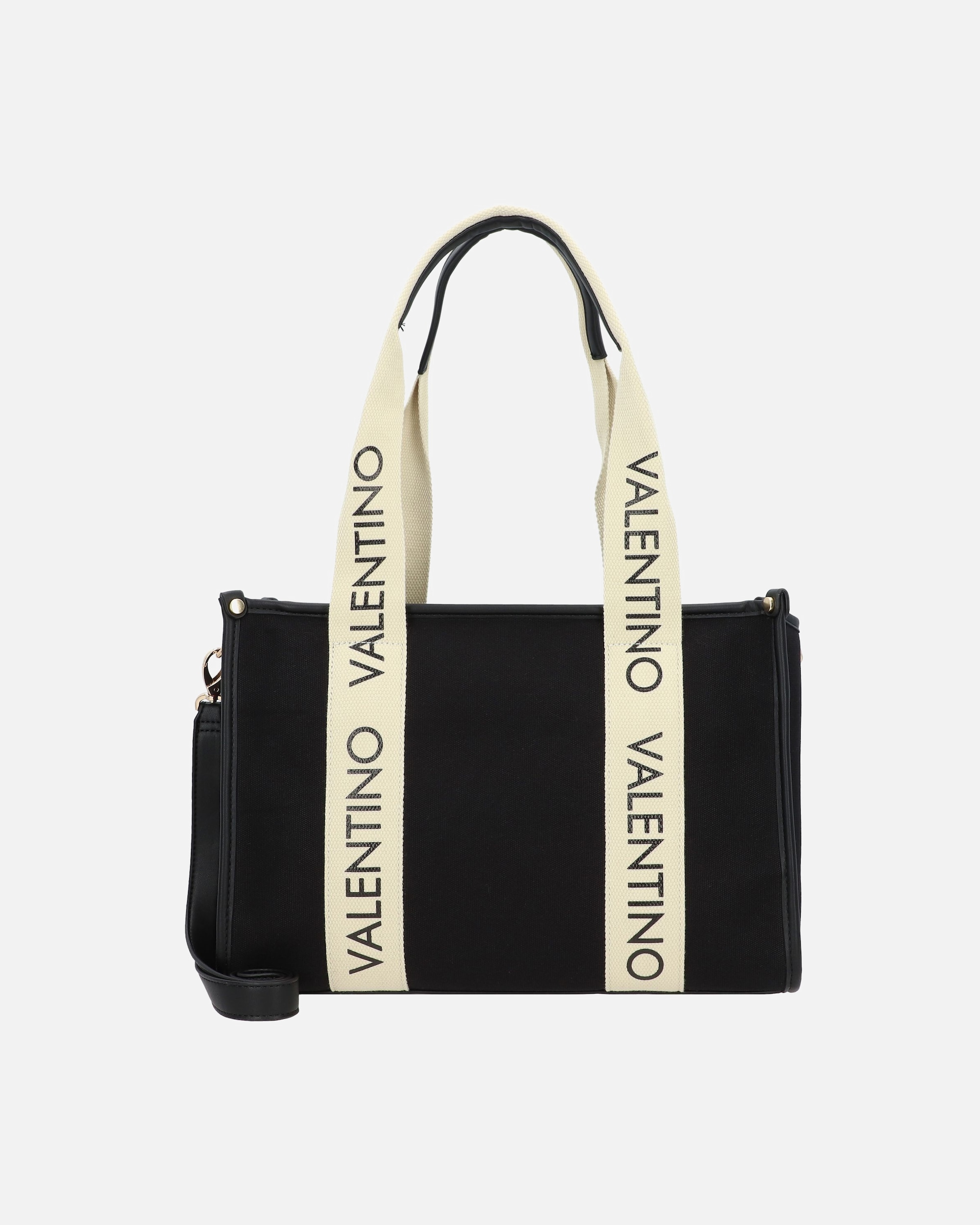 Umhängetasche für Weiblich Valentino Bags Candle Schultertasche nero natur