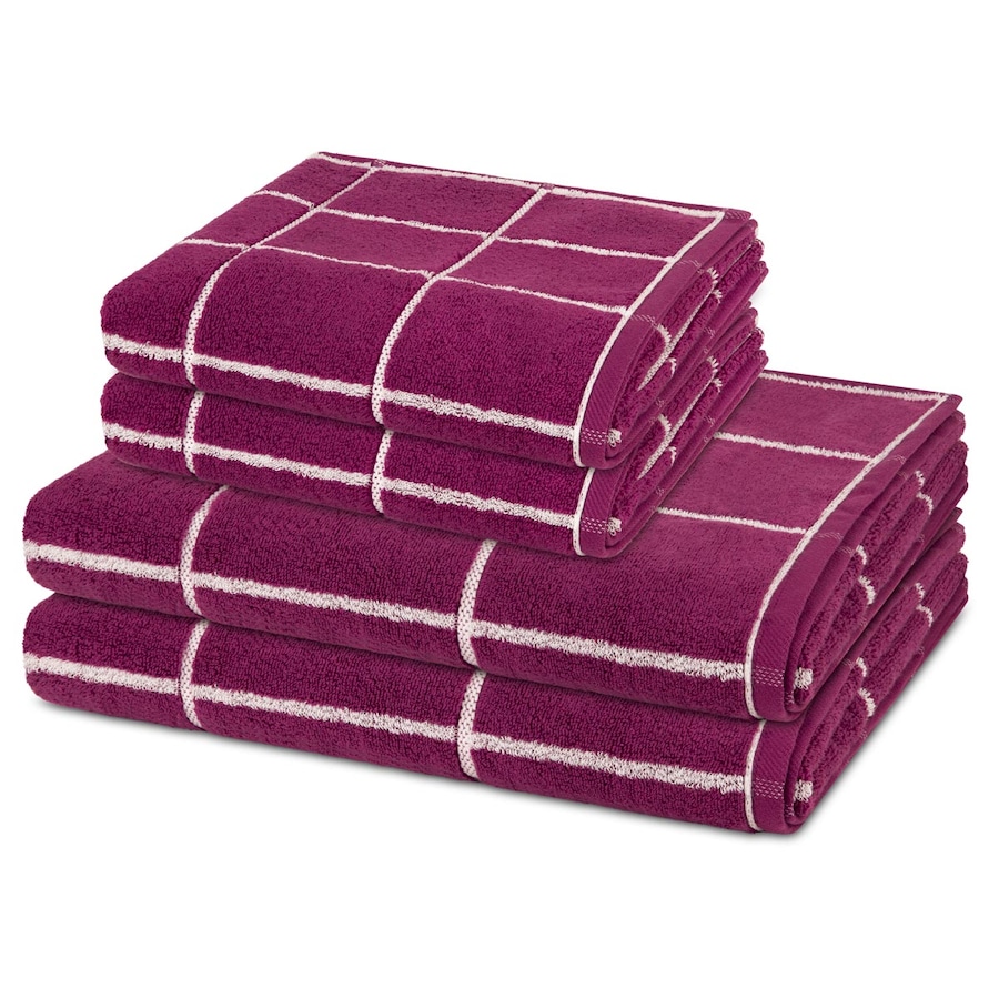 ROSS Handtuch-Set Sensual Skin (4-teilig) Fuchsia Rosegold