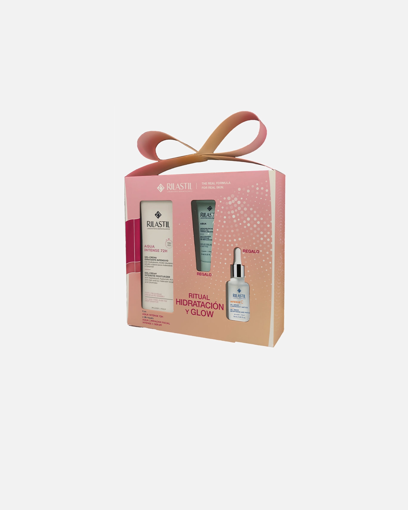 für Unisex Rilastil AQUA INTENSE 72H HYDRATION AND GLOW RITUAL SET 1 Stück