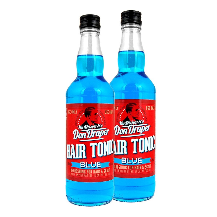Dapper Dan Don Draper Hair Tonic Blue Doppelpack (2er Set) 1000 ml Herren