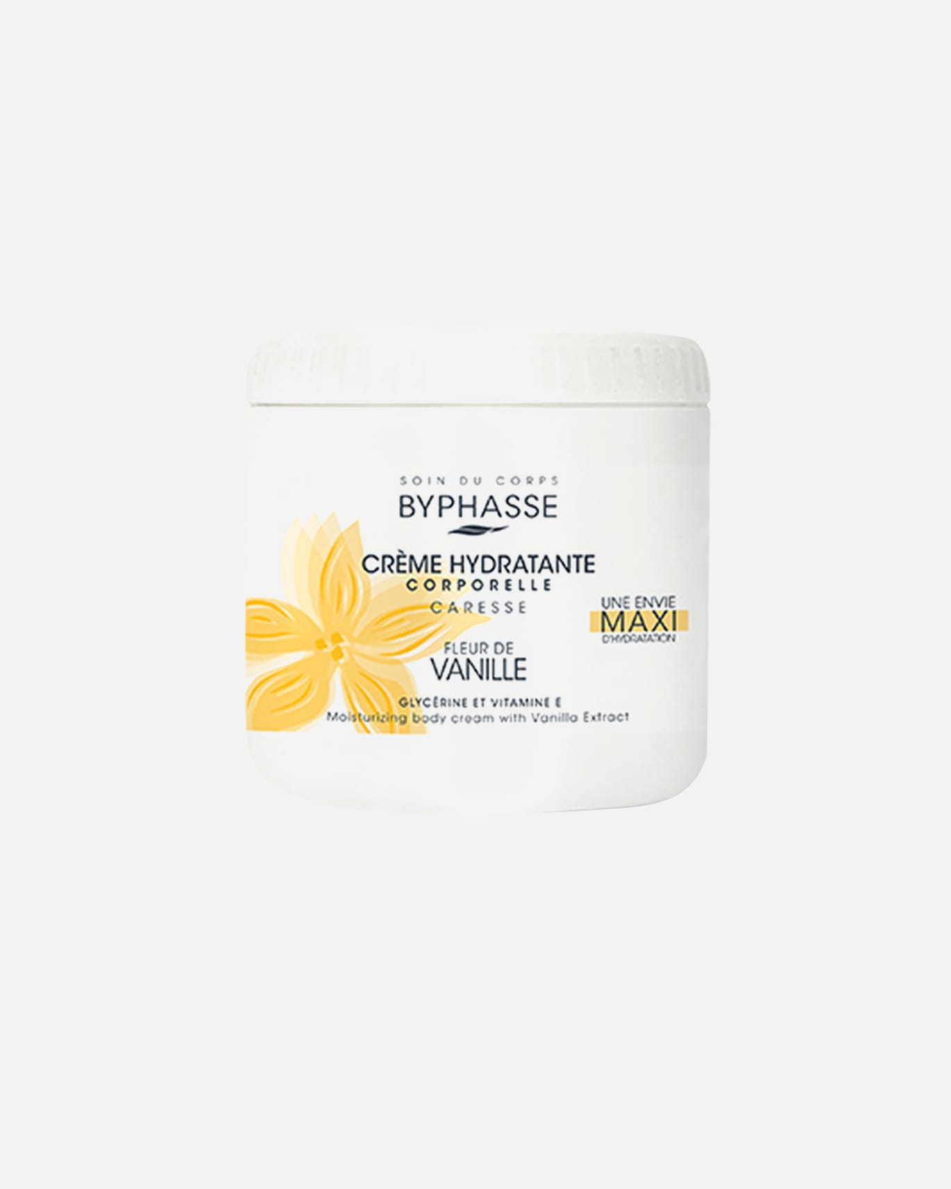 Bodylotion für Unisex Byphasse #Vanille-Körperfeuchtigkeitscreme Vanille