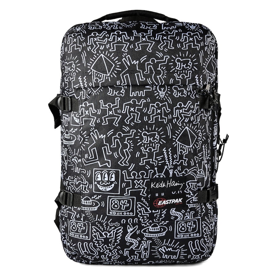 Eastpak Travelpack Weekender Reisetasche 33 cm keith haring black Schwarz Herren