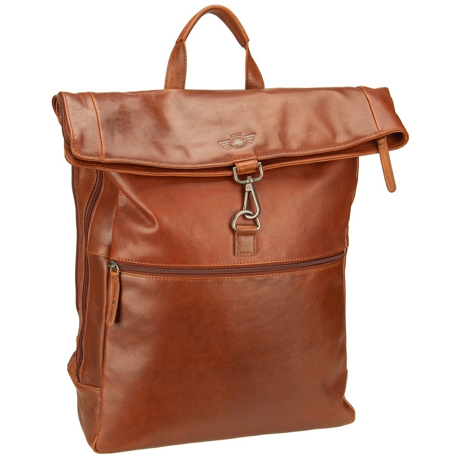 Greenburry Rucksack Waxy Vintage Laptoprucksack Tobacco Nut Braun
