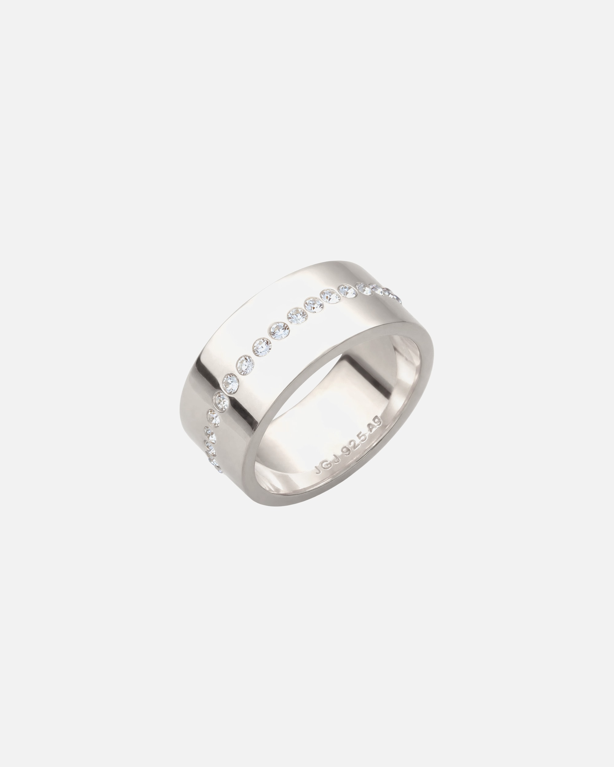 Ring für Weiblich Elli Bandring mit Kristallen von Swarovski® 925 Sterling Silber 52