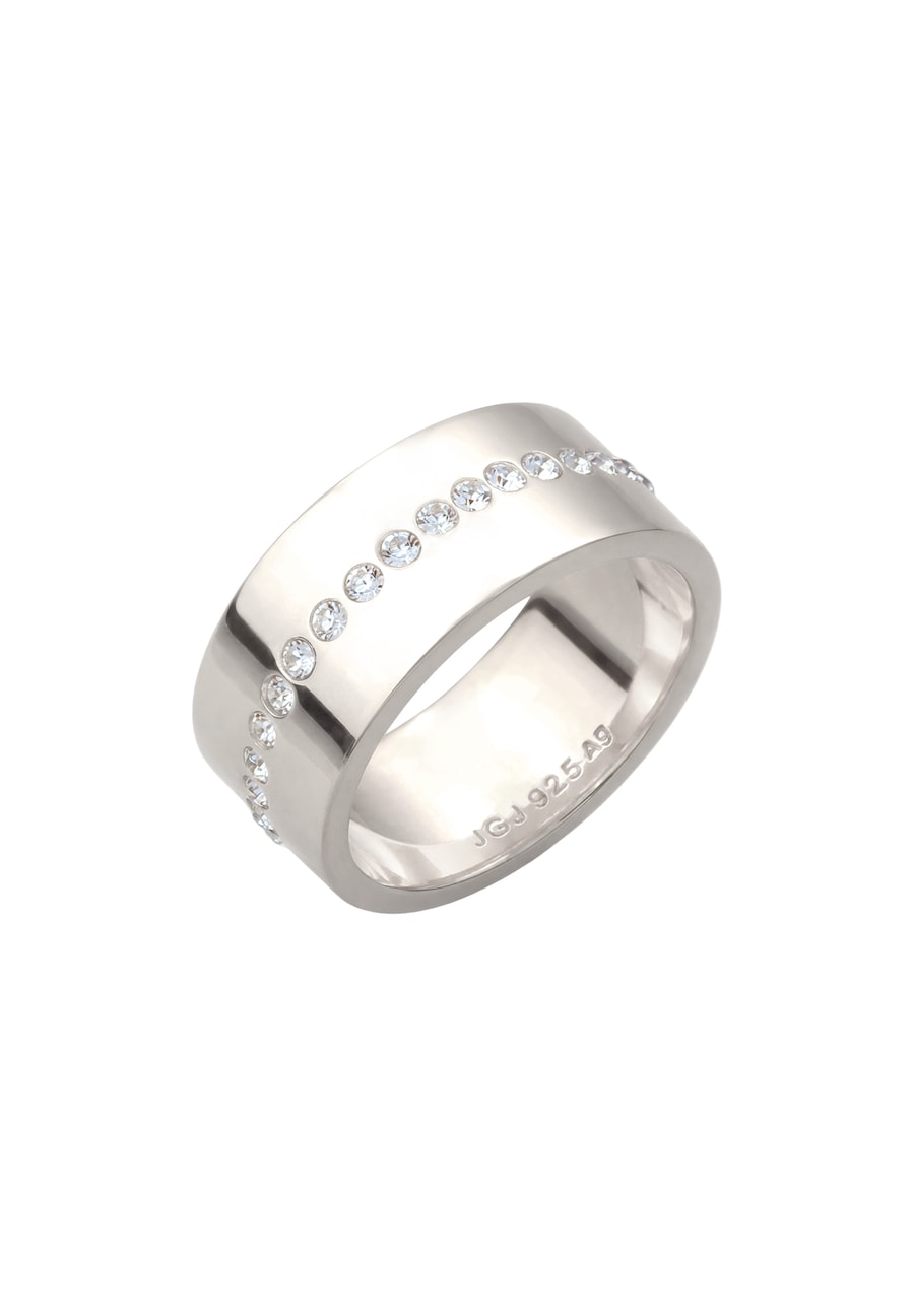 Elli Bandring mit Kristallen von Swarovski 925 Sterling Silber 56 Damen