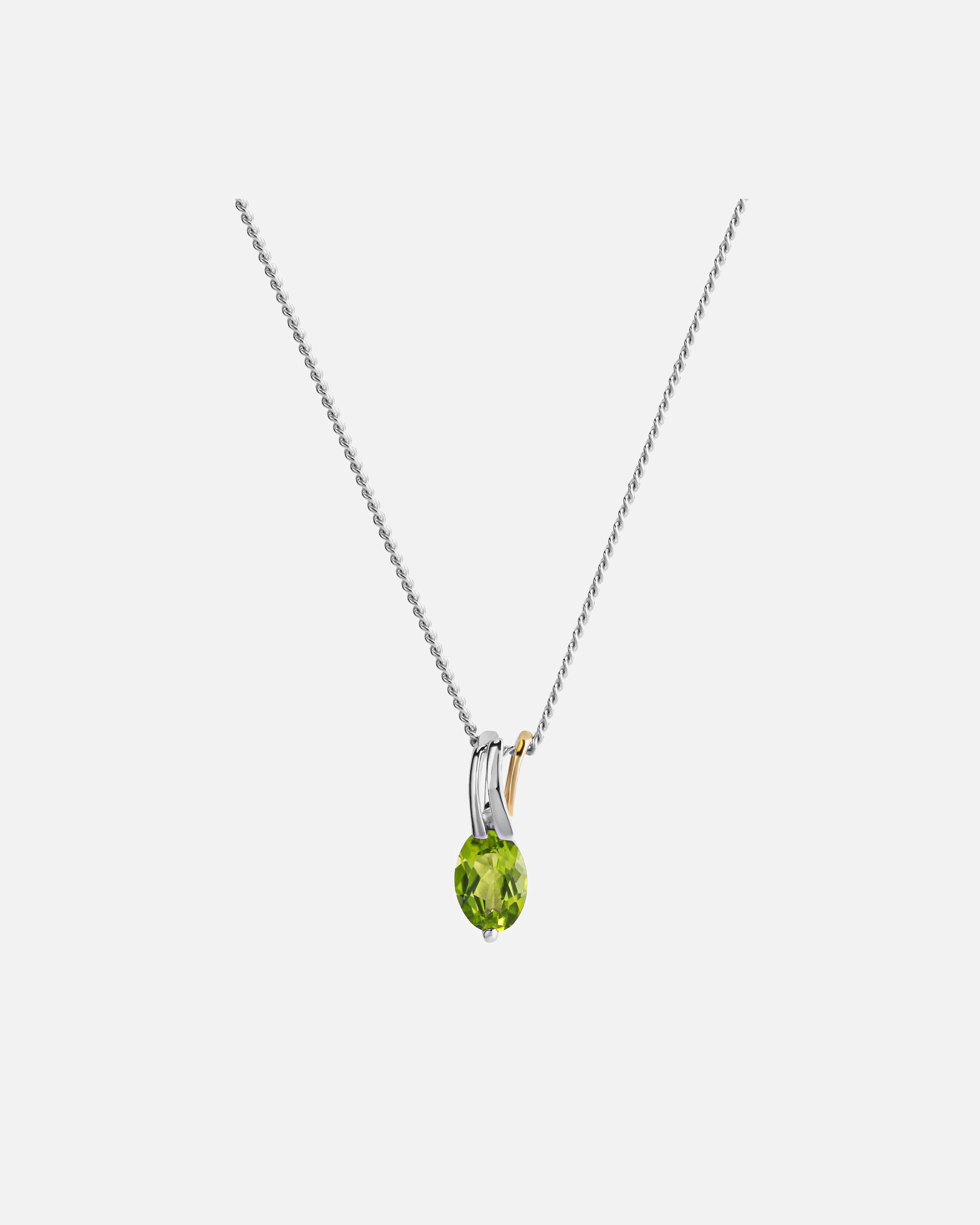 Halskette für Weiblich Fascination by Ellen K. Anhänger mit Kette 375/- Gold Peridot grün mehrfarbig