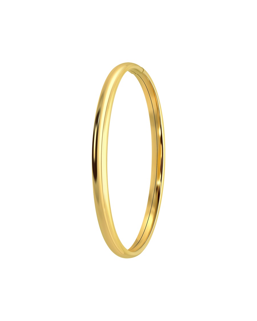 Lucardi Armband 925 Silber Gold - 55.0mm Damen