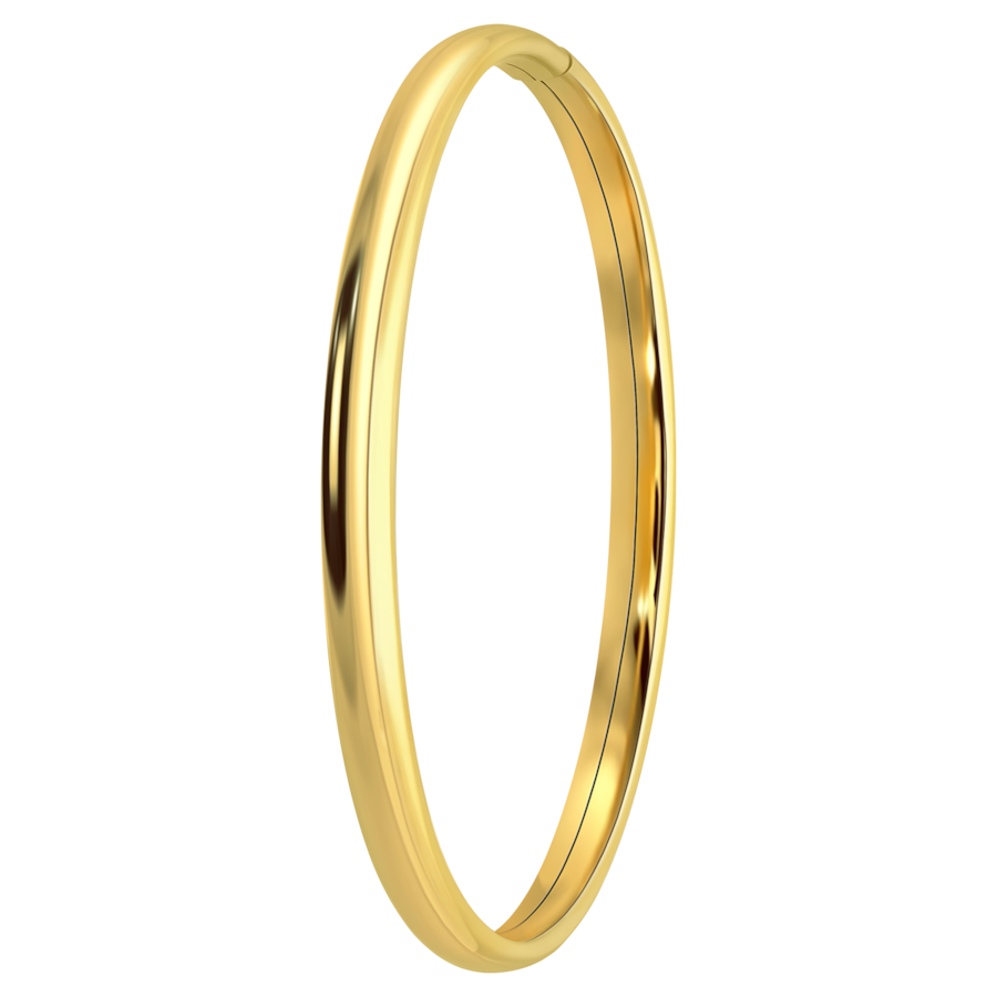 Lucardi Armband 925 Silber Gold - 62.0mm Damen