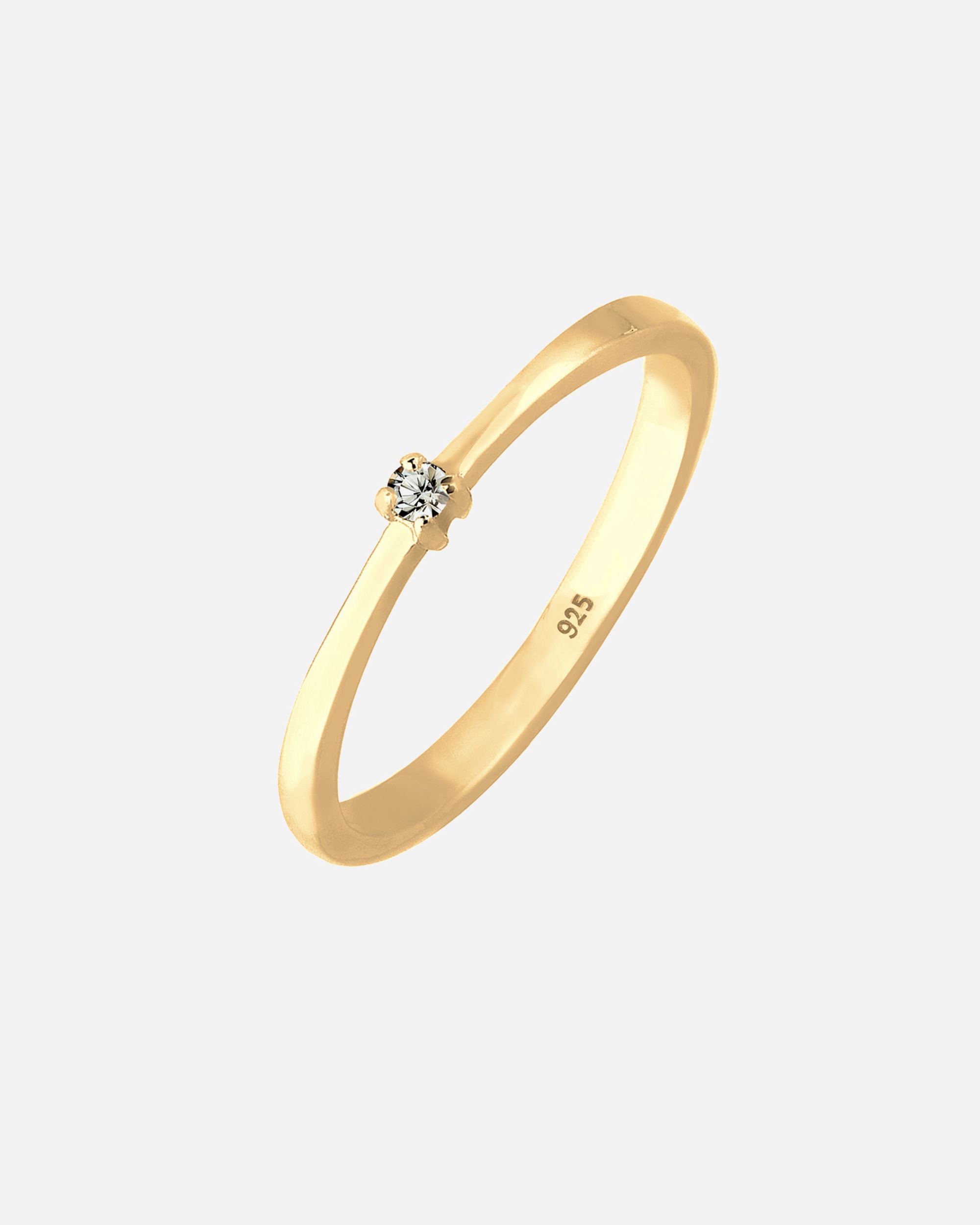 Ring für Weiblich Elli Solitär 925 Silber, mit Kristallen von Swarovski® 56