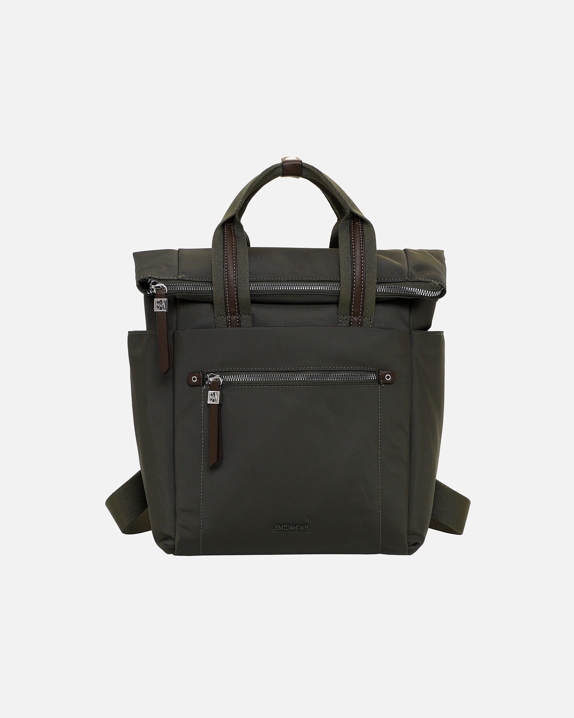 Rucksack für Weiblich EMILY & NOAH Rucksack E&N Esther Oliv