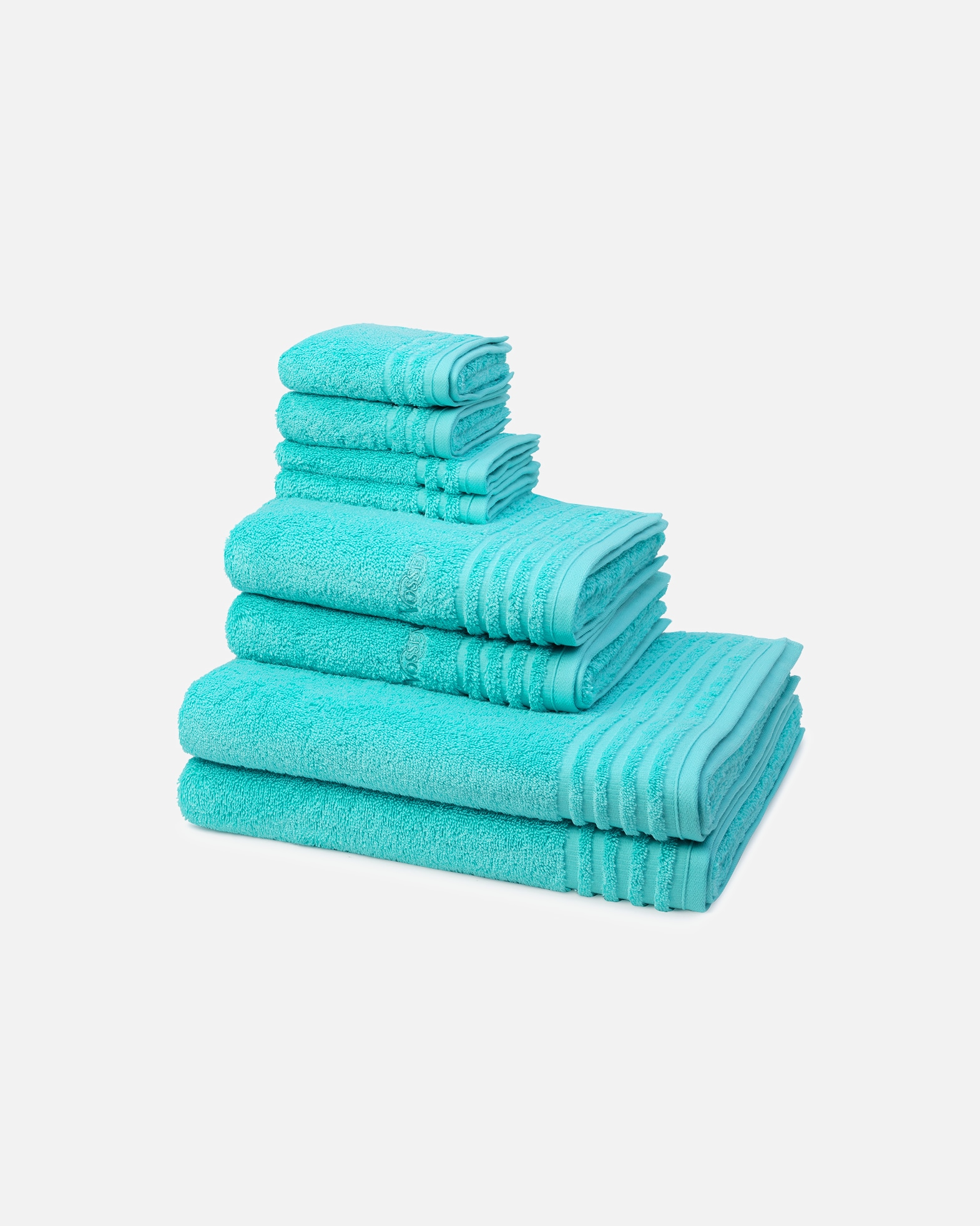 Handtuch für Unisex Vossen Vienna Supersoft 8-teiliges Handtuch-Set Light azure