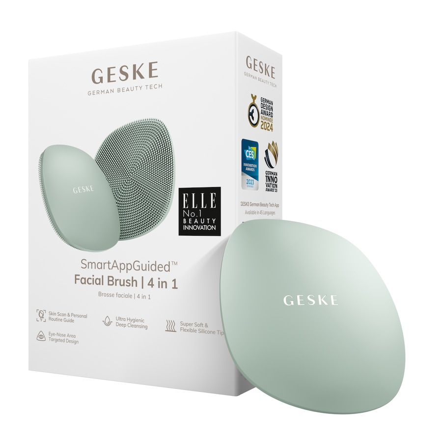 Geske SmartAppGuided Facial Brush | 4 in 1 Green