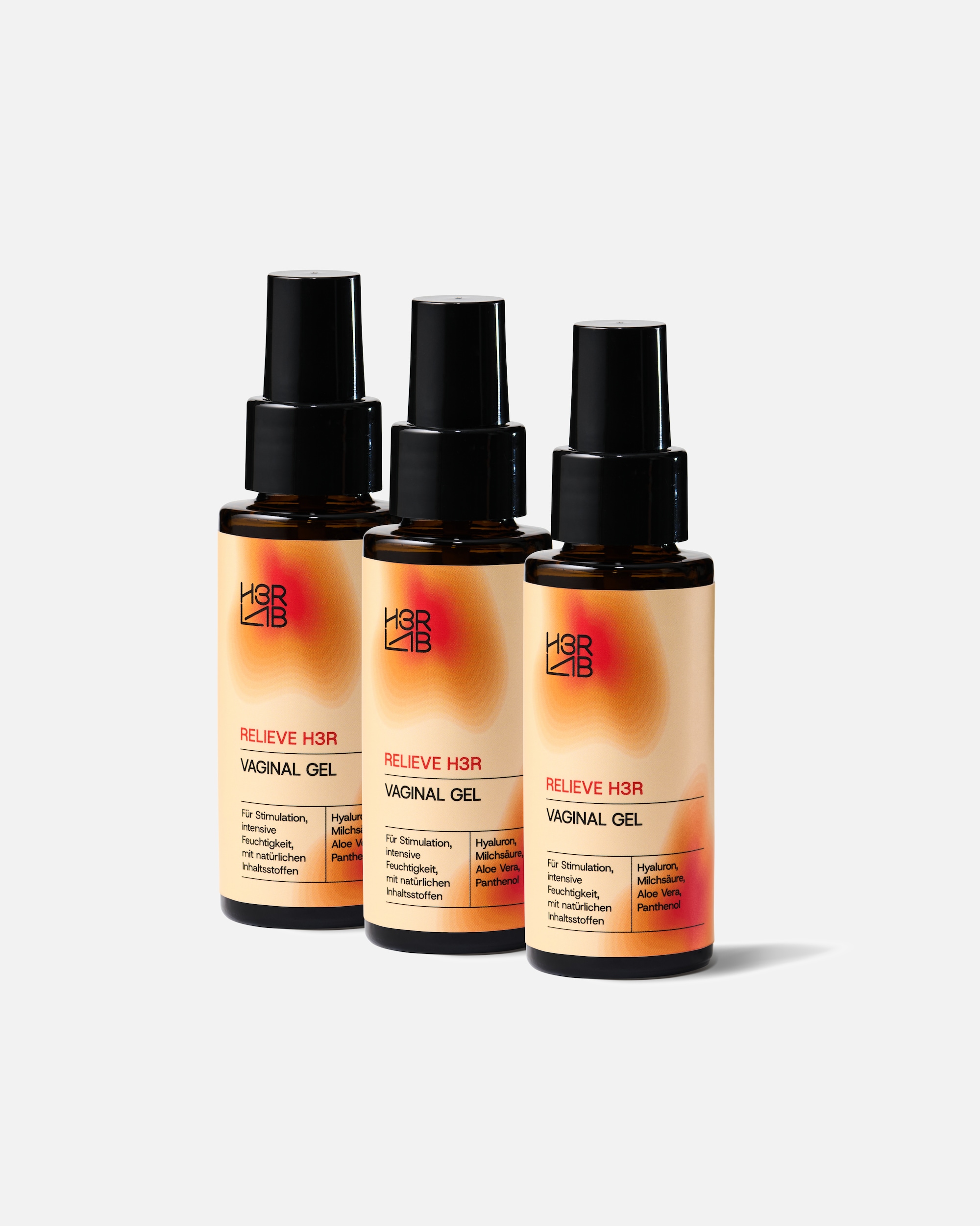 Intimpflege für Weiblich H3R LAB Default Brand Line Vaginal Gel – für ausgleichende Feuchtigkeit & sanften Vaginalkomfort Vaginal Gel 3er Set mit 20% Preisvorteil