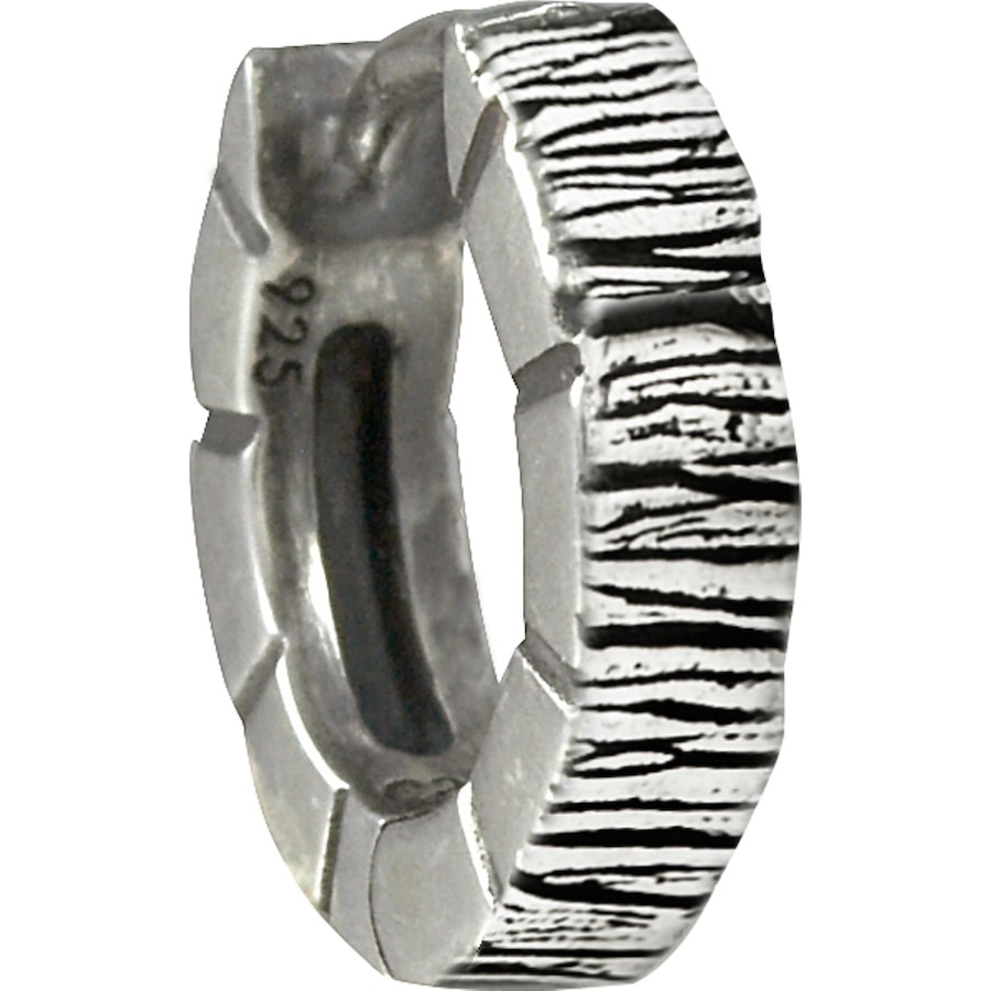 caï Einzelner Ohrschmuck 925er Silber rhodiniert One Size Weiss Herren