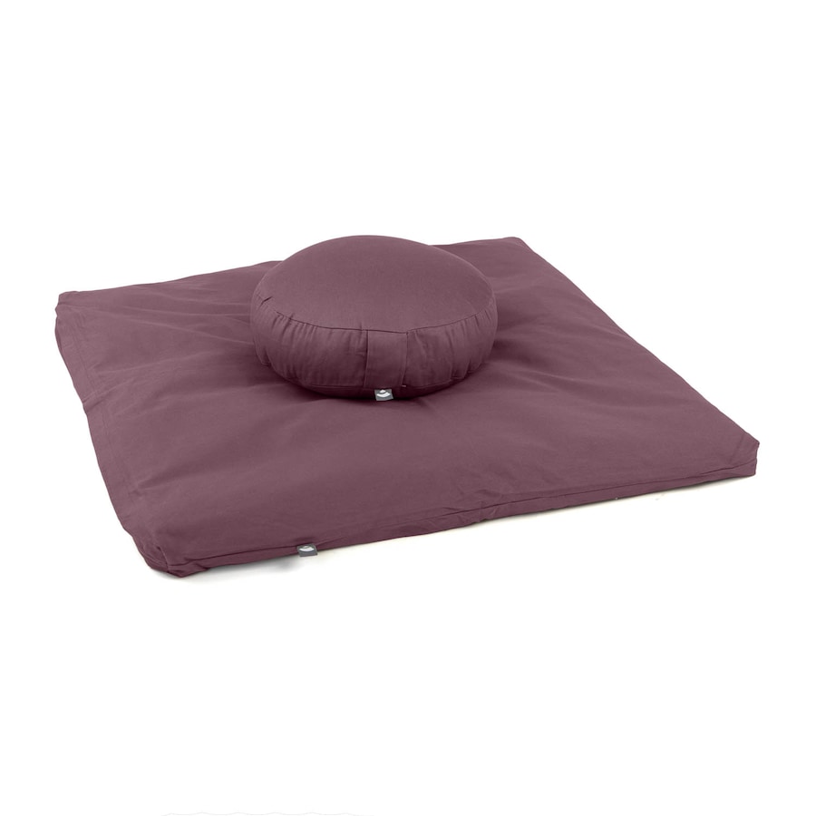 bodhi Medi-Set ECO: Meditationskissen Rondo + Zabuton dusty purple