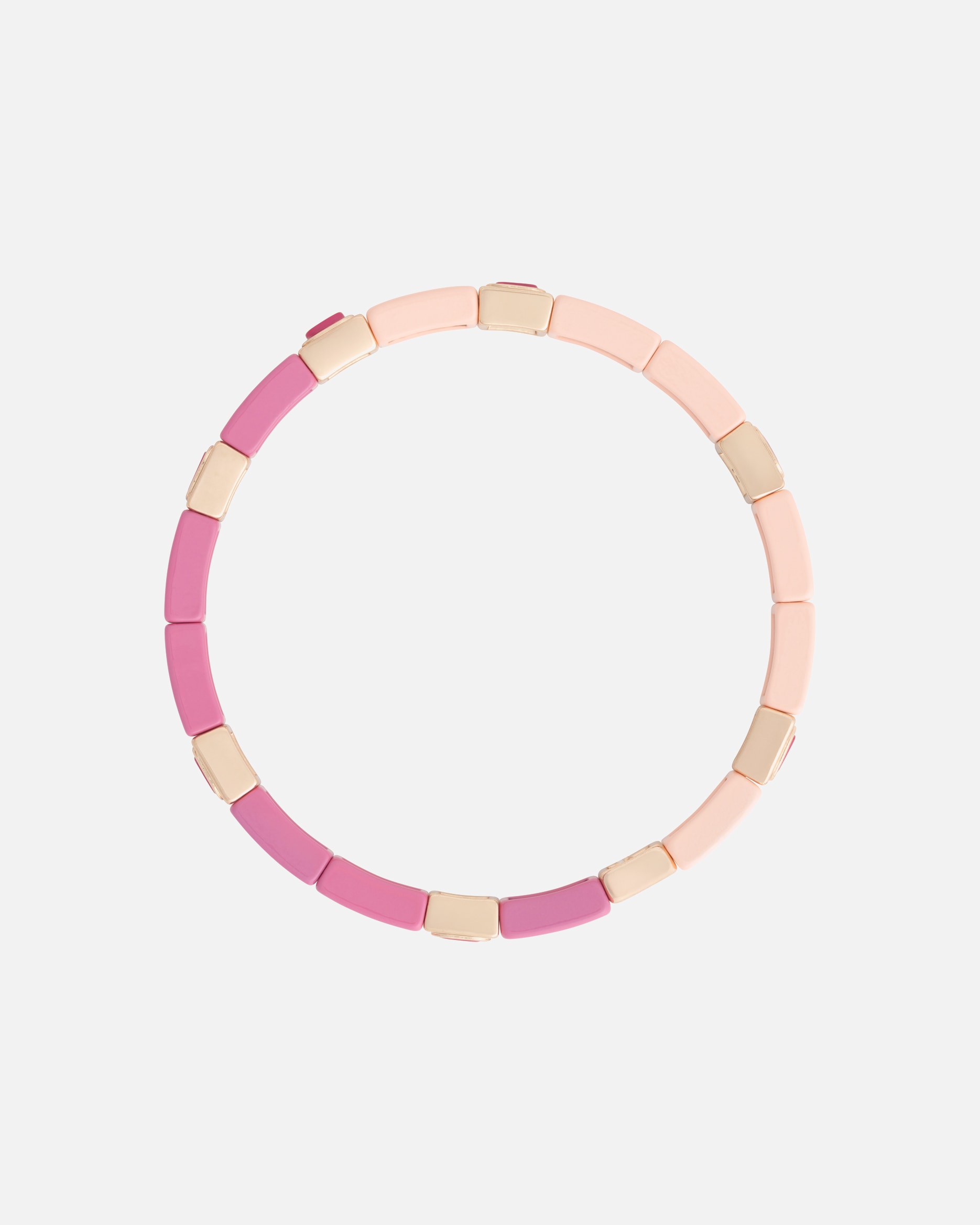 Armband für Weiblich A&C Oslo – Nordic Design Jewellery Default Brand Line Armband 'Enamel Tiles Stone Line' multi color