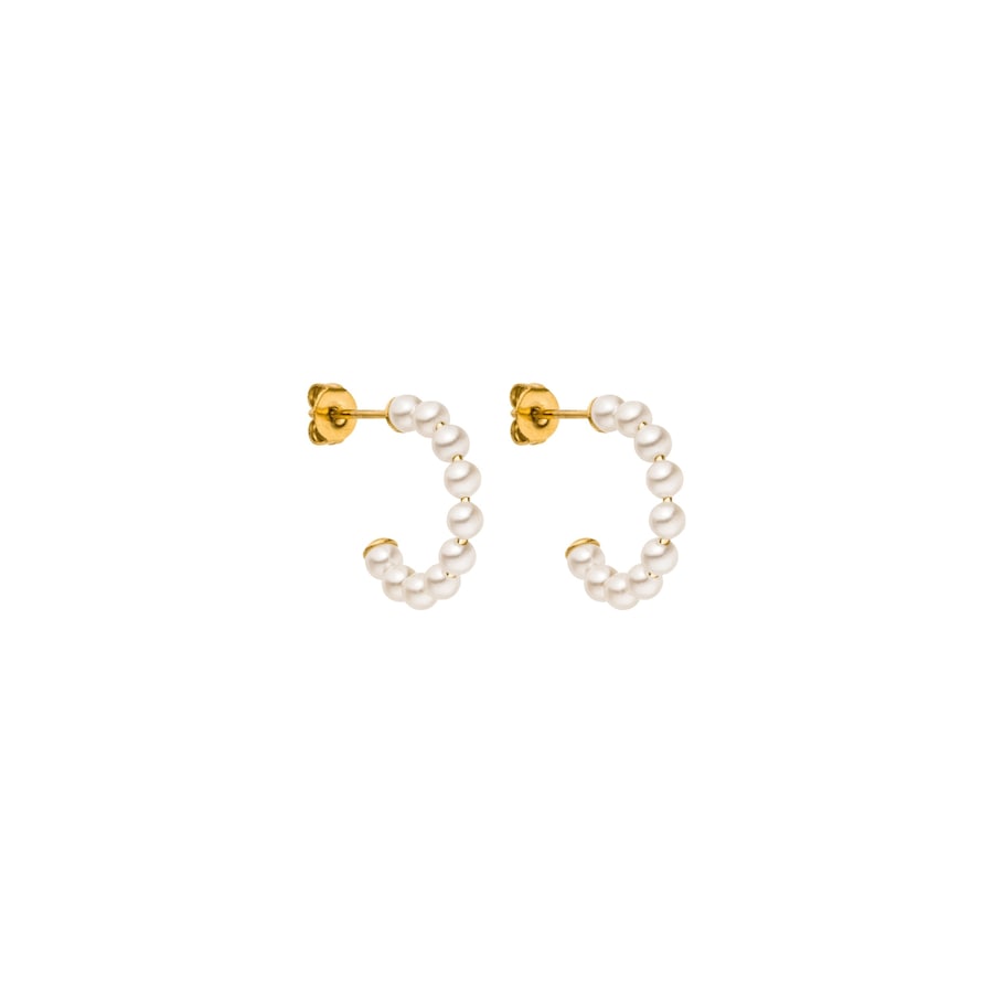 Purelei Pure Soul Perlencreolen 100% Edelstahl Gold Damen