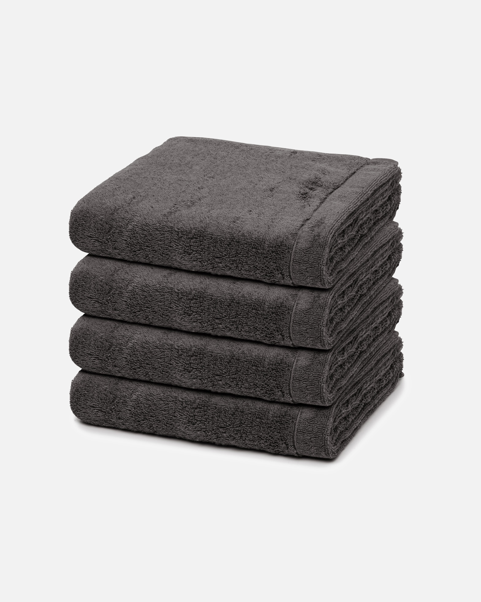Handtuch für Unisex Cawö Handtuch-Set Lifestyle (4er Set) Anthrazit