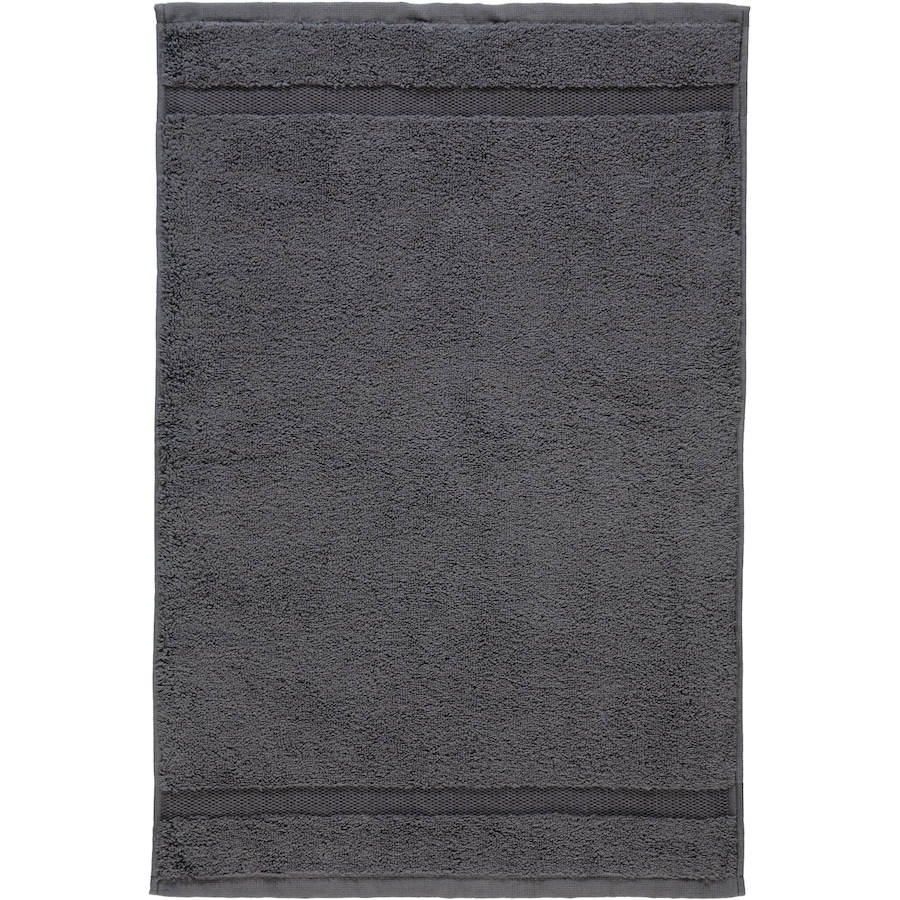 Rhomtuft Handtücher Princess zinn - 02 Gästetuch 40x60 cm Schwarz