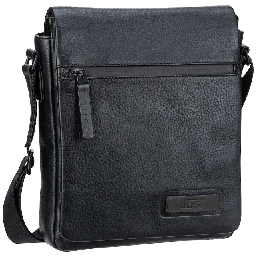 Jost Umhängetasche Stockholm Flap S Black Schwarz Herren