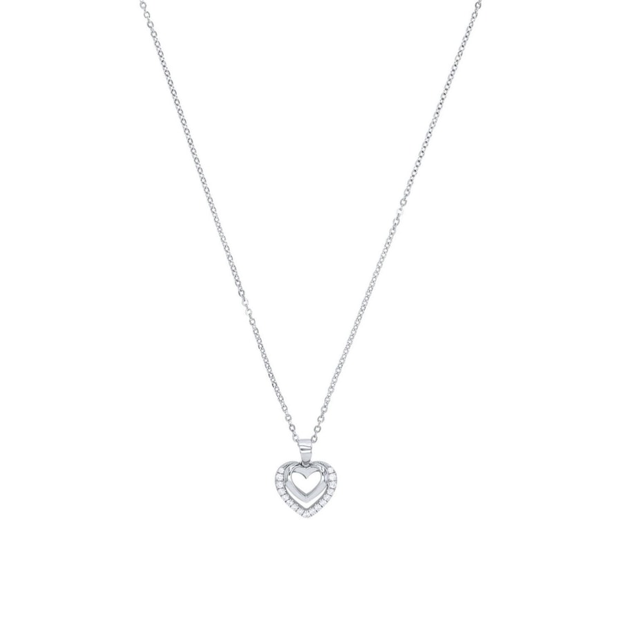 amor Kette mit Anhänger silber Damen