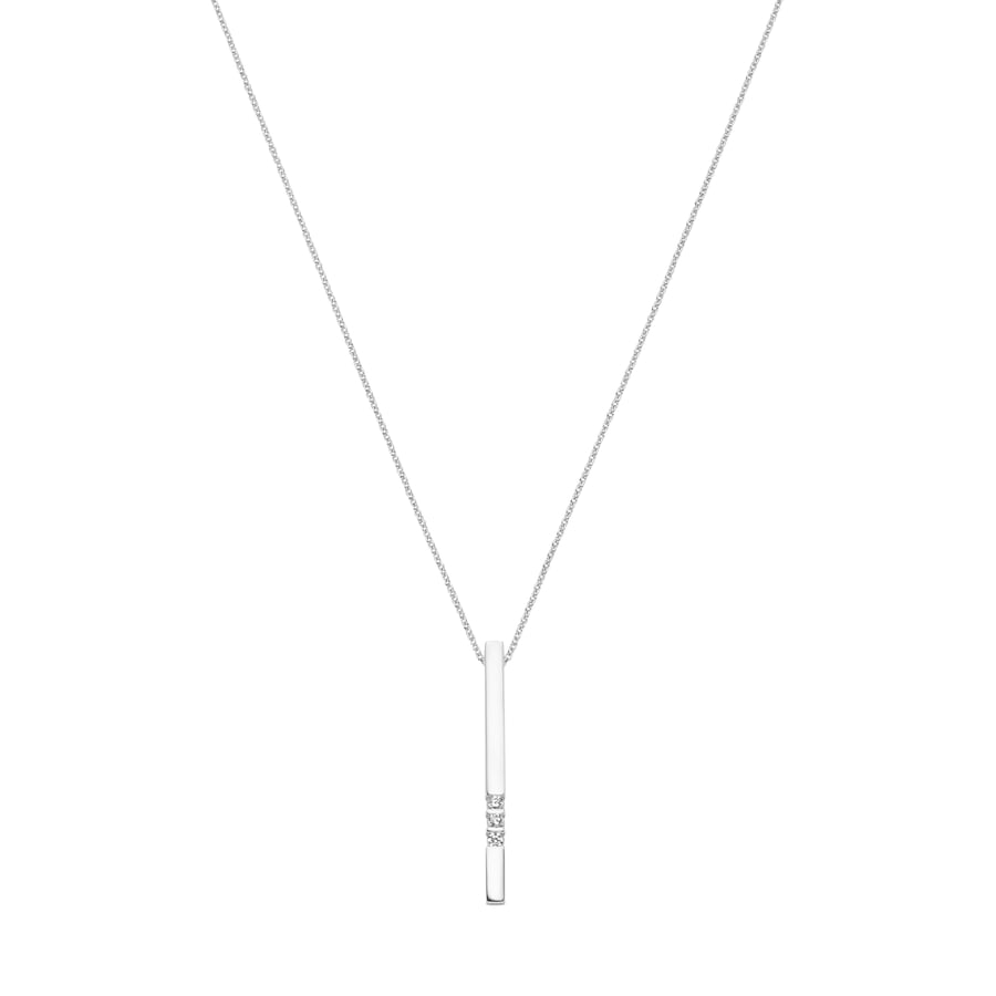 Luigi Merano Kette Anhänger mit Zirkonia, Gold 375 Silber