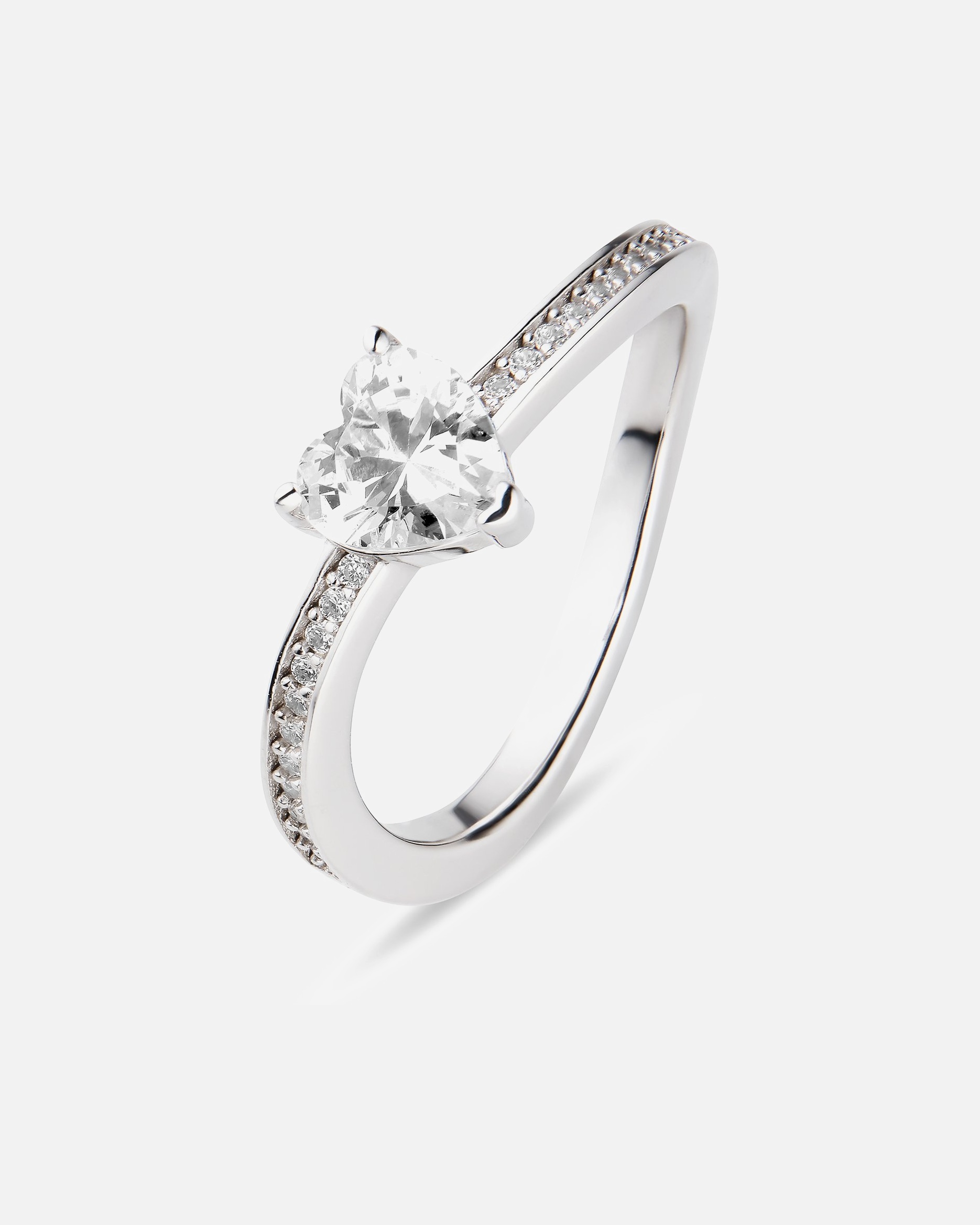 Ring für Weiblich Jette Damenring 925er Silber, recycelt 53
