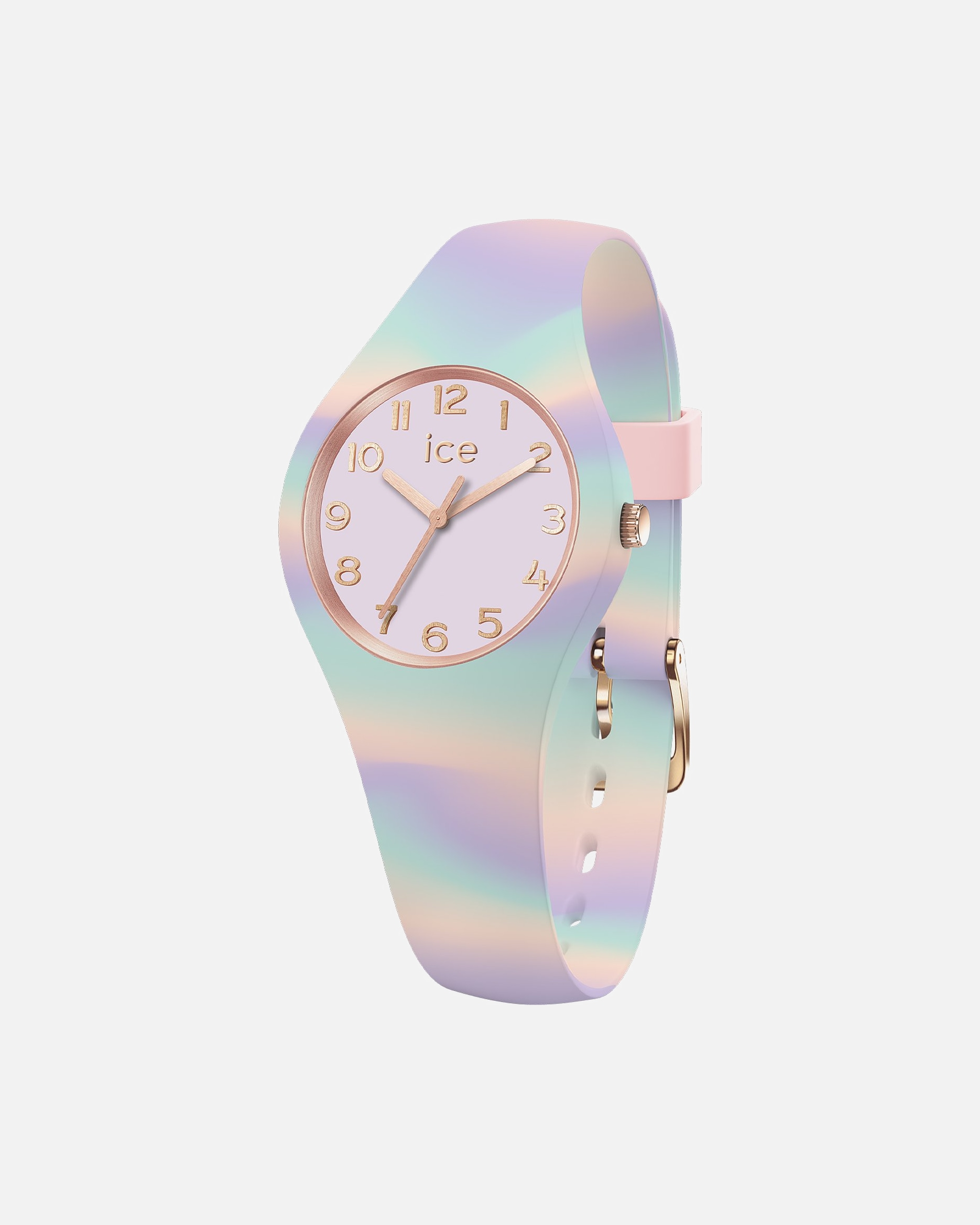 Uhr für Weiblich Ice Watch Damenuhr Kunststoff lila, mehrfarbig