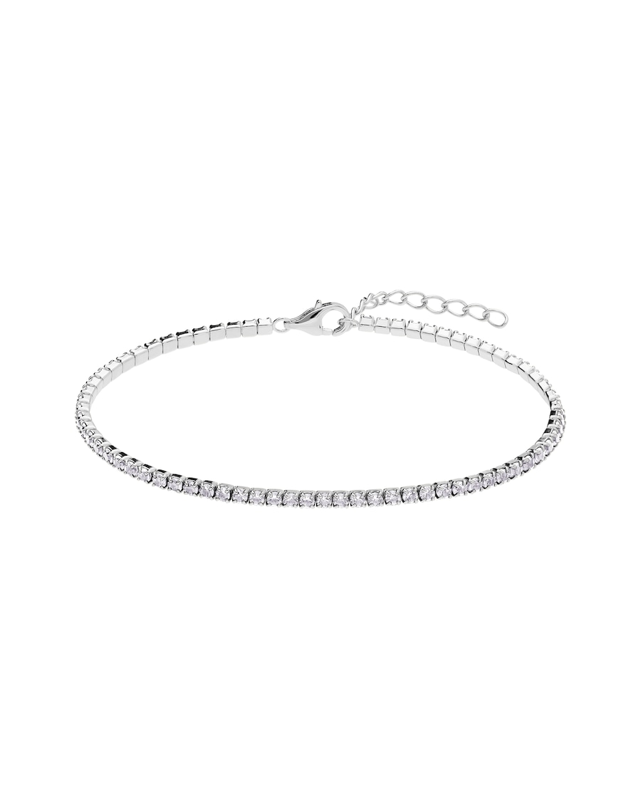 Lucardi Armband 925 Silber - Gelbgold legiert Damen