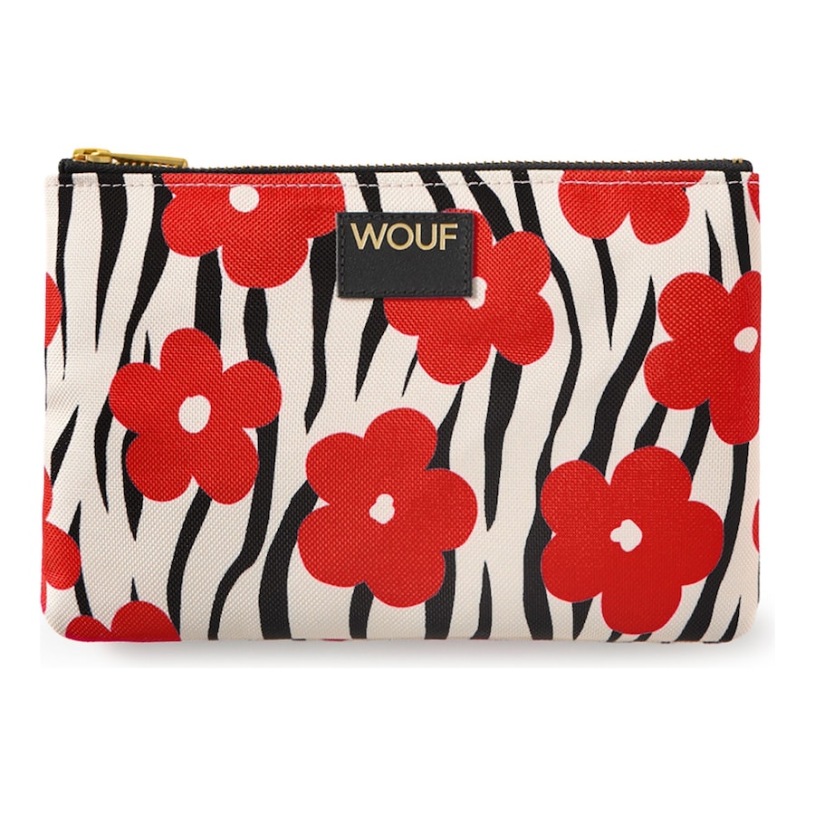 Wouf Daily Kosmetiktasche wildflower Rot Damen