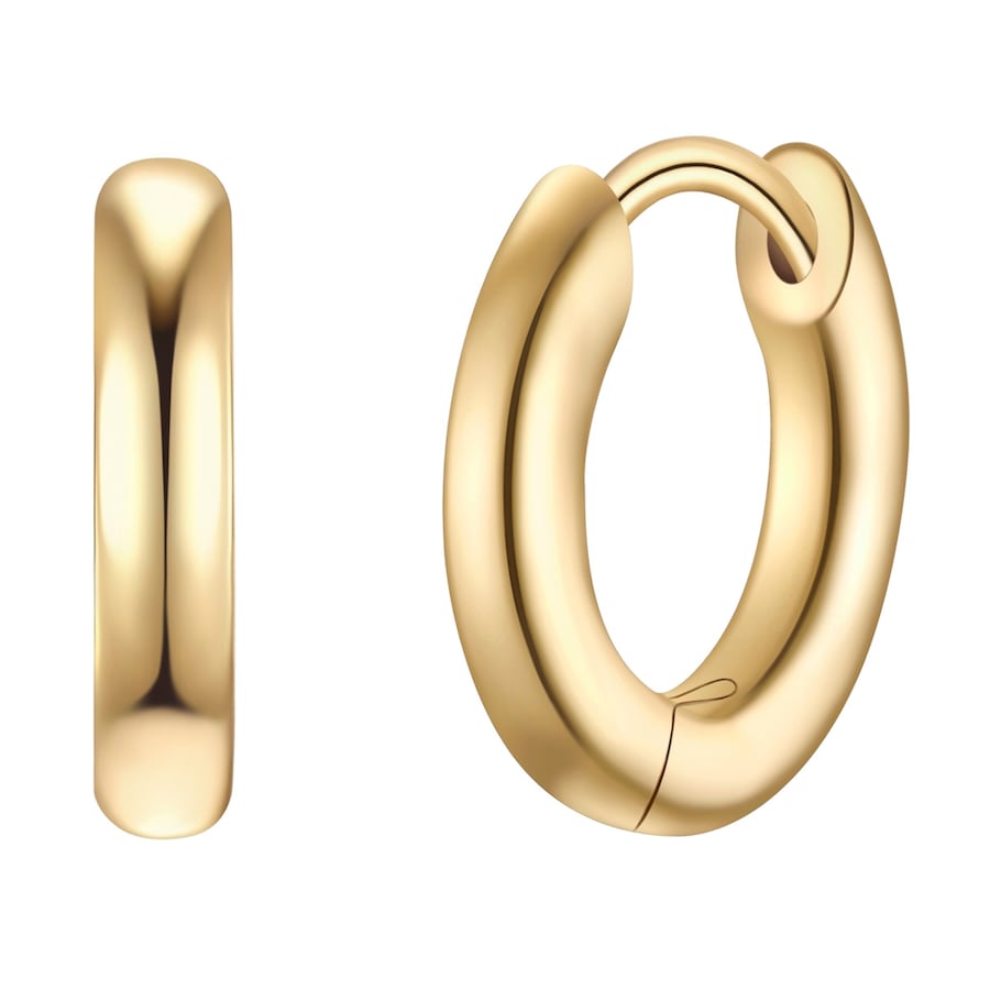 Glanzstücke München Creolen aus Sterling Silber in gelbgold 11,7 mm Damen