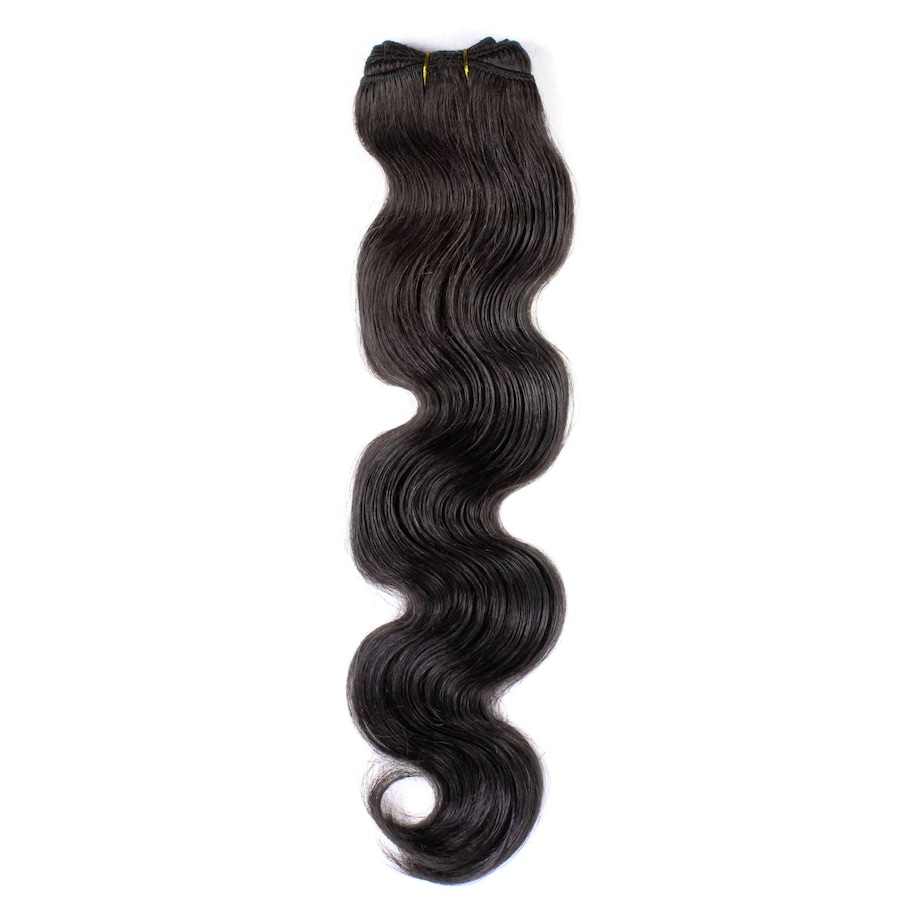 hair2heart Tresse Extensions Echthaar #5/0 Hellbraun 100g 60cm 1 kg Schwarz Damen