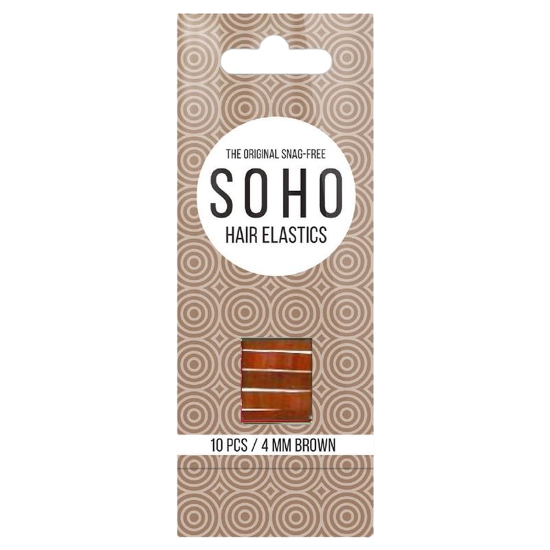 SOHO Snag-Free Haargummis Braun