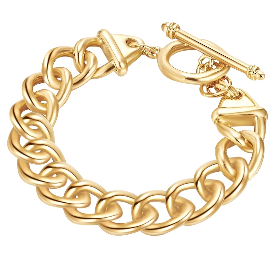 Lulu & Jane Armband Metall-Legierung in Gelbgold 21,0 cm Damen