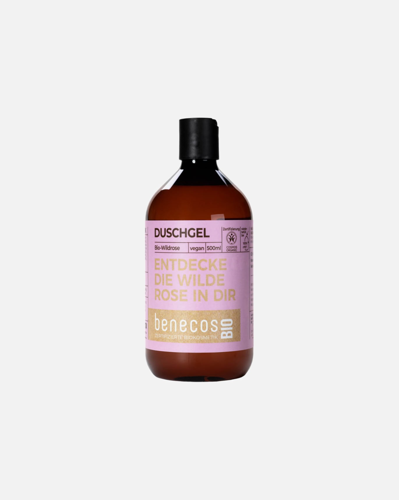 Duschgel für Unisex benecos Wildrose - Duschgel 500 ml