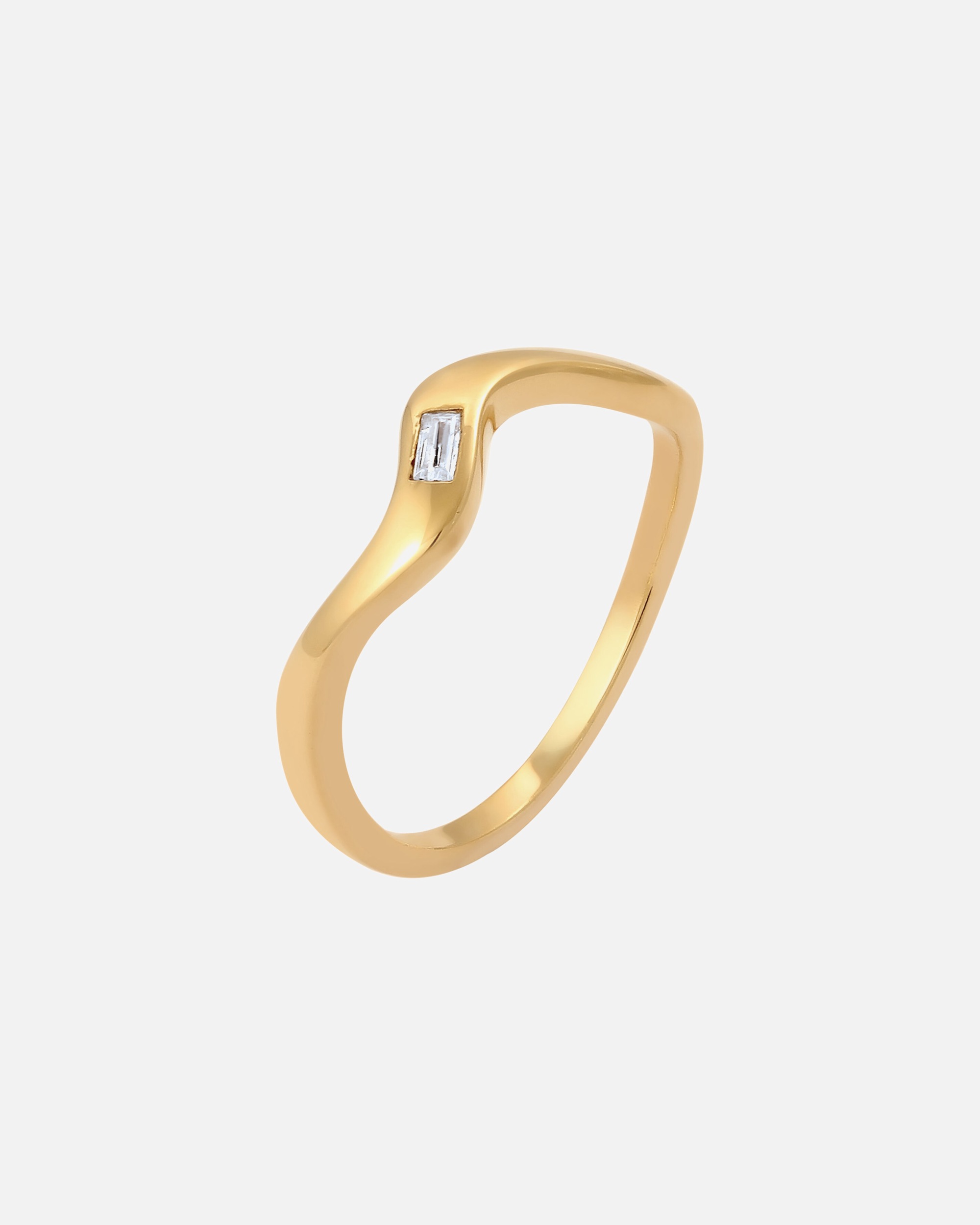 Ring für Weiblich Elli PREMIUM Organic Topas Weiß 925 Sterling Silber 54