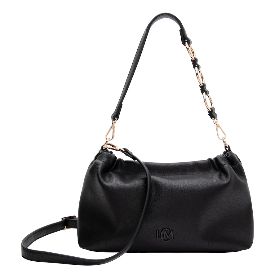 L.CREDI Pamira Schultertasche schwarz Schwarz Damen