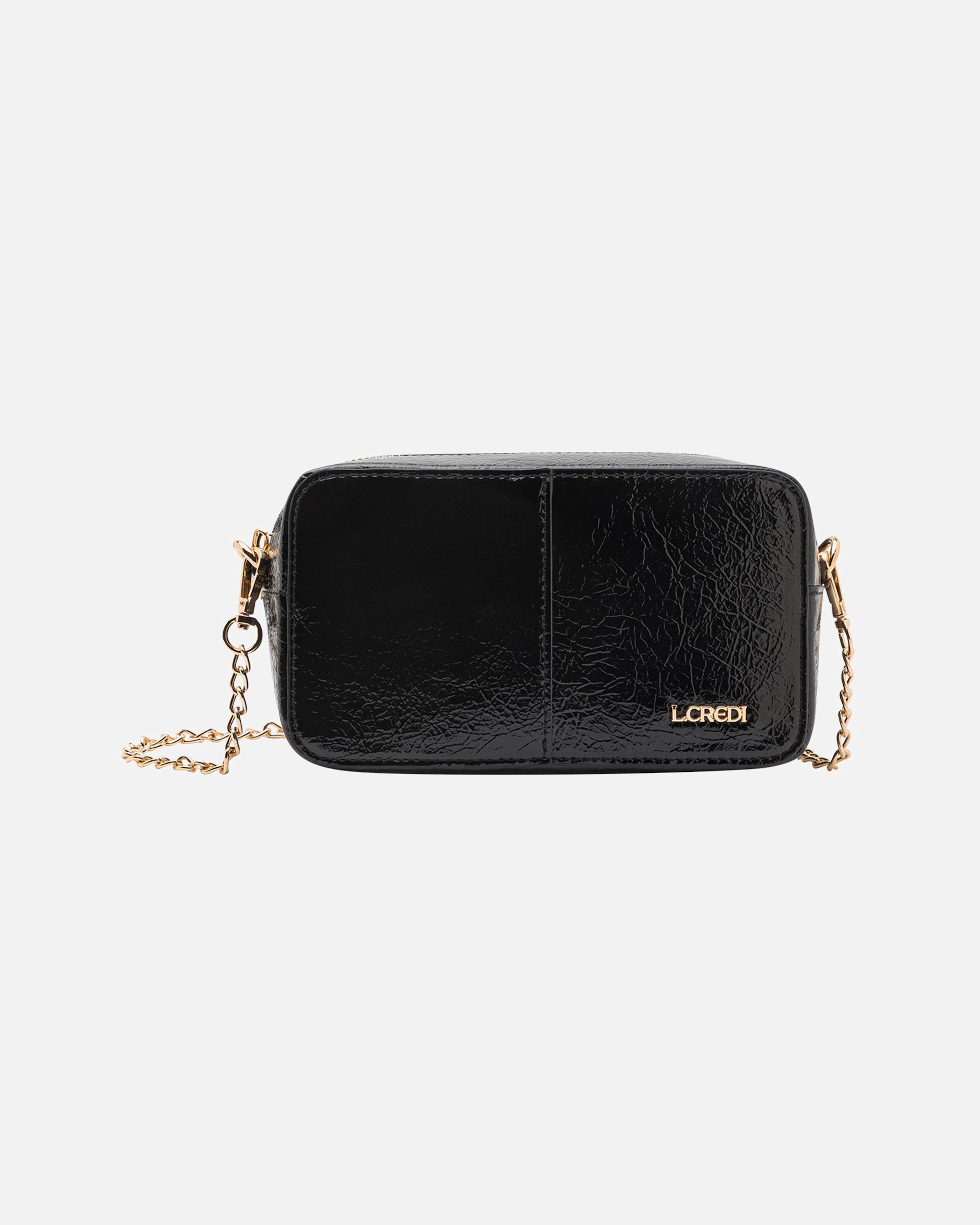 Handtasche für Weiblich L.CREDI Ordizana Umhängetasche schwarz