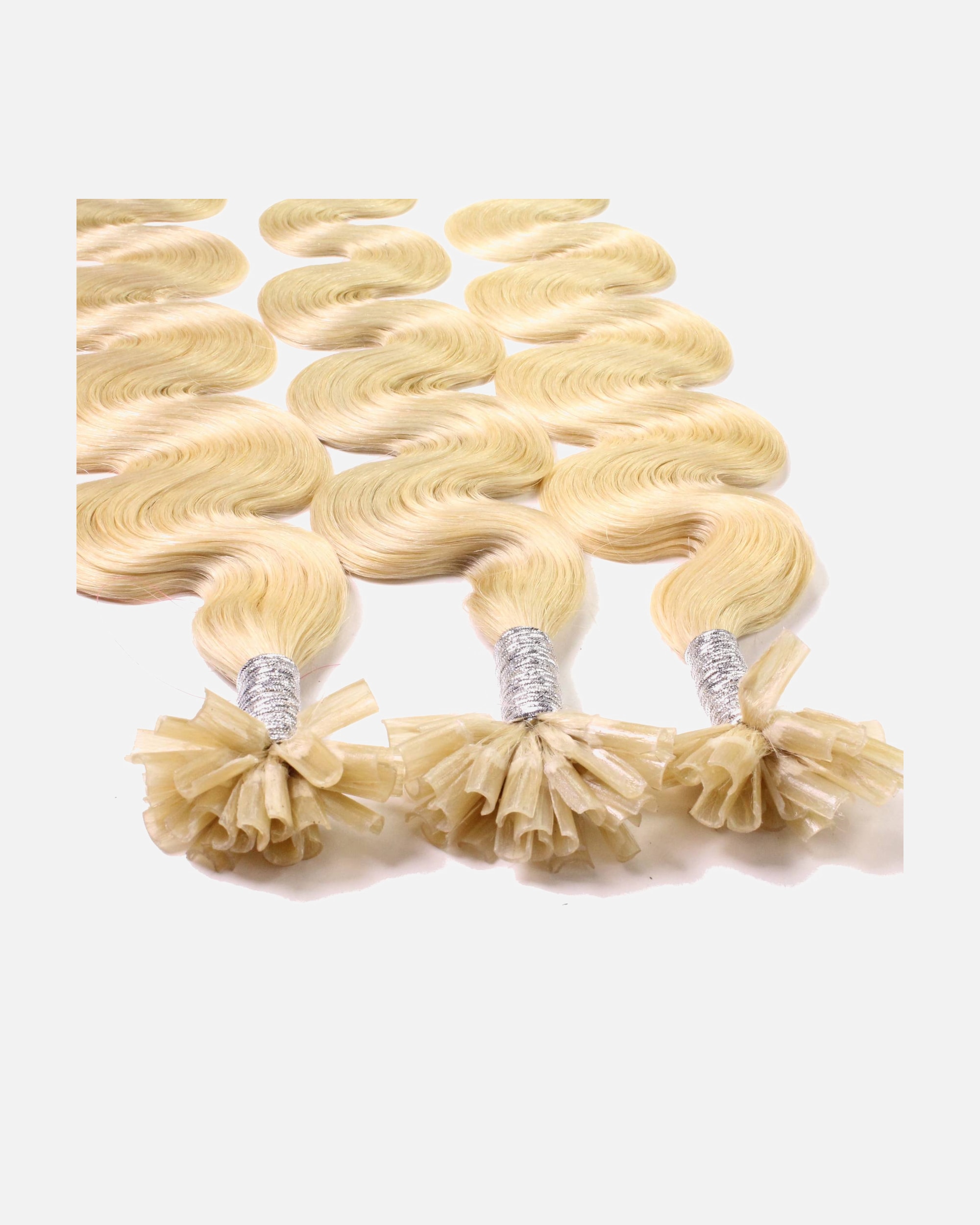 Extensions für Weiblich hair2heart Bonding Extensions Echthaar #9/0 Lichtblond 1g 60cm