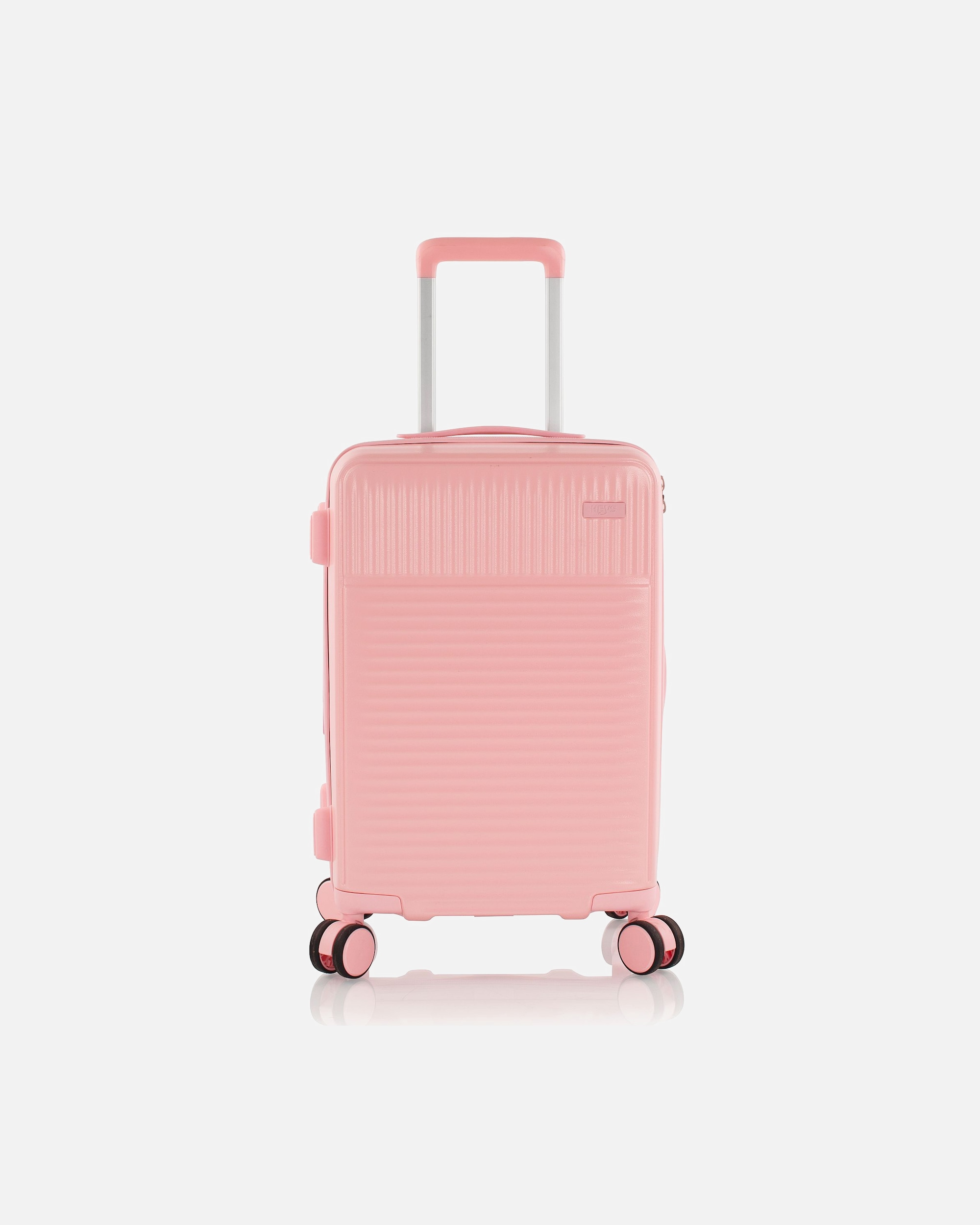 Handgepäckkoffer für Männlich Heys Pastel 4 Rollen Kabinentrolley S 53 cm mit Dehnfalte blush
