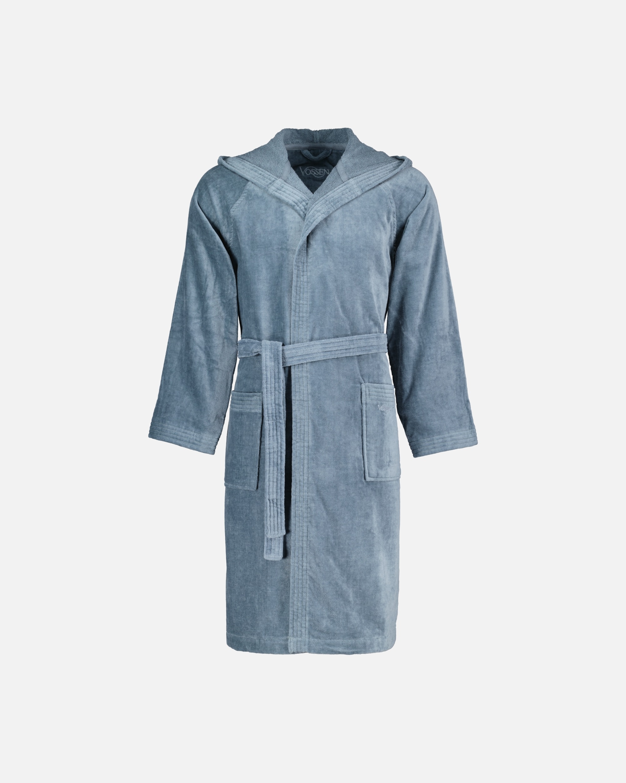 Bademantel für Unisex Vossen Vossen Bademäntel unisex Kurzmantel mit Kapuze Texas flanell - 7400 S