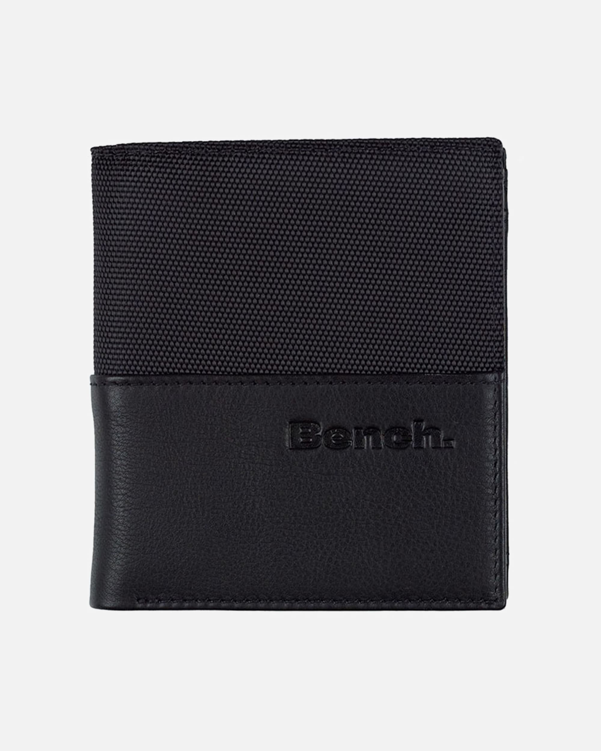 Portemonnaie für Männlich Bench. Carbon Geldbörse 9 cm schwarz